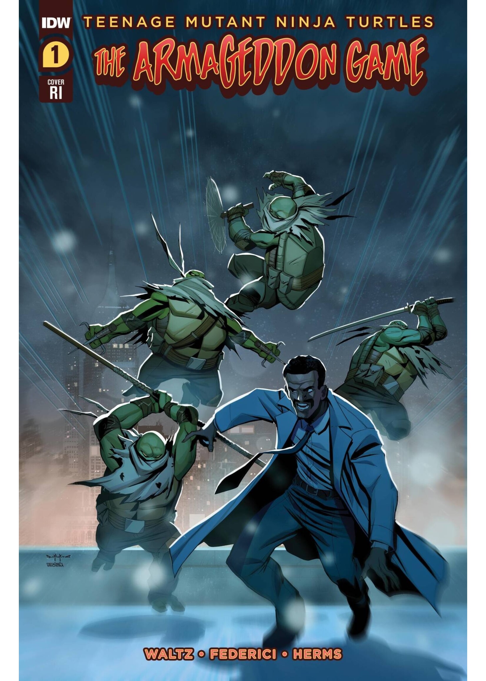 . TMNT ARMAGEDDON GAME #1 CVR C 10 COPY INCV QUALANO