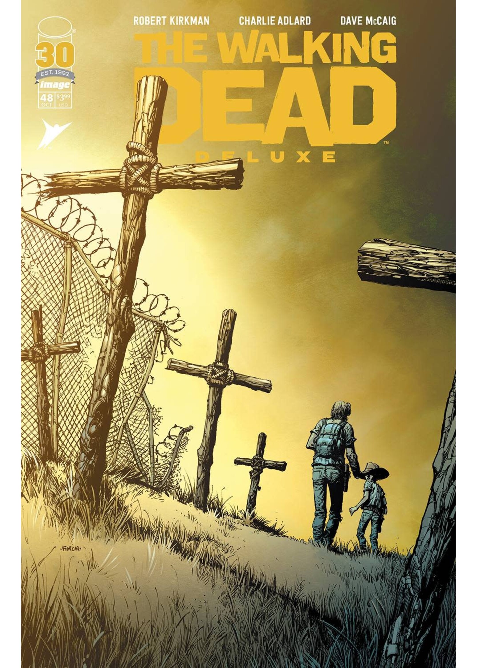 . WALKING DEAD DLX #48 CVR A FINCH & MCCAIG (MR)