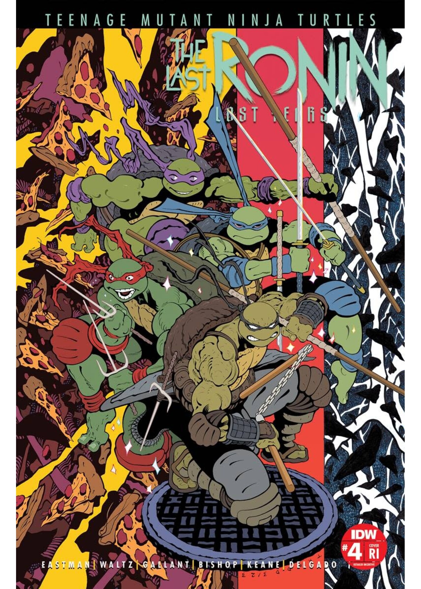 . TMNT LAST RONIN LOST YEARS #4 CVR D 25 COPY INCV MOORE