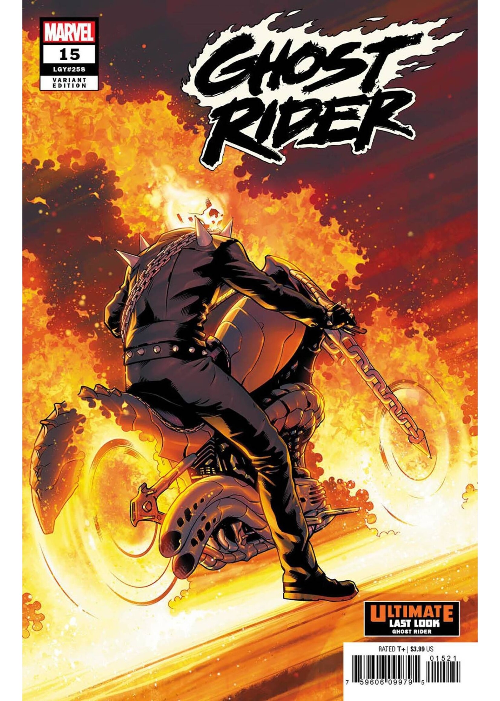 . GHOST RIDER (2022) #15 JUANN CABAL ULTIMATE LAST LOOK VAR