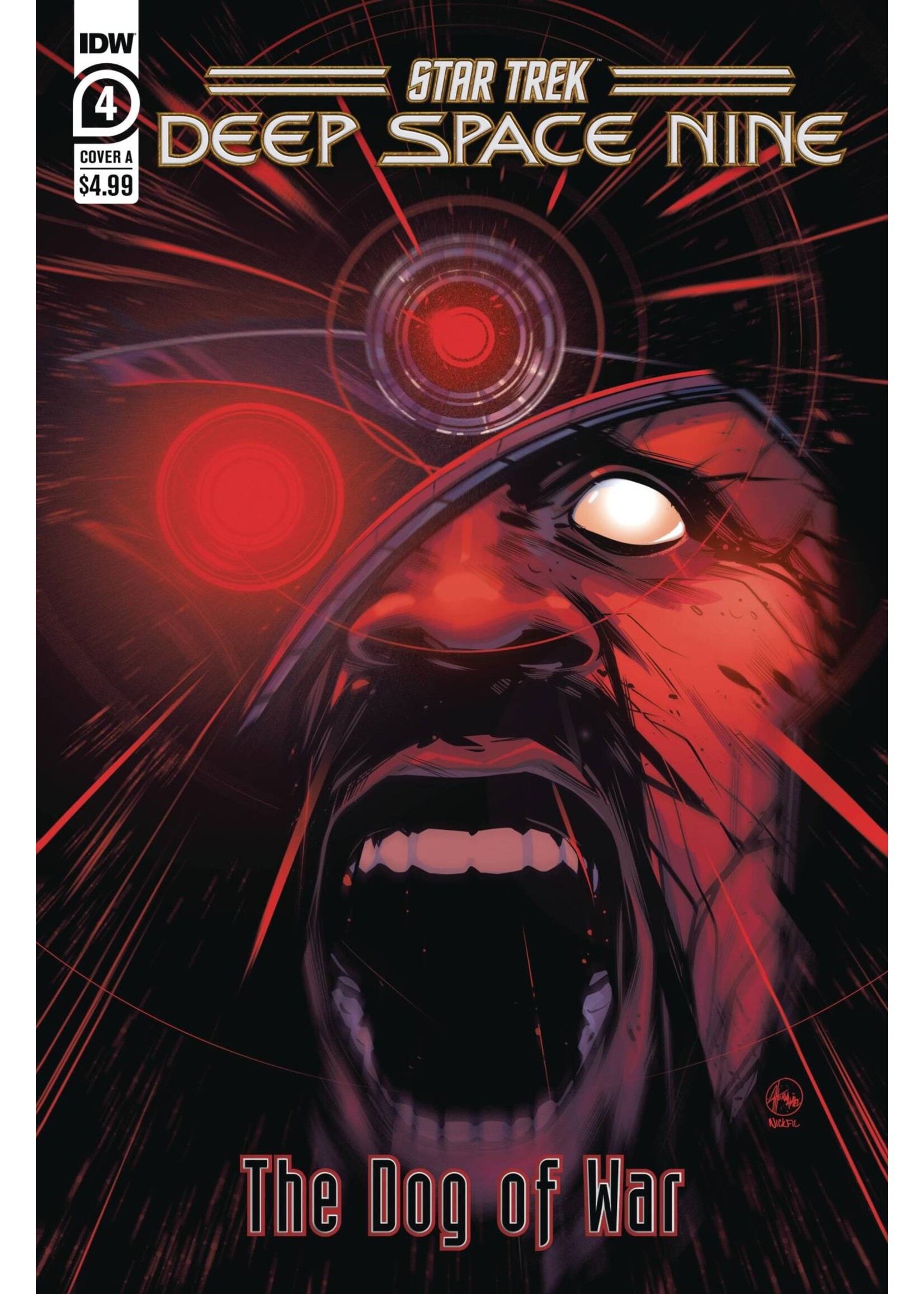 . STAR TREK DS9 DOG OF WAR #4 CVR A HERNANDEZ