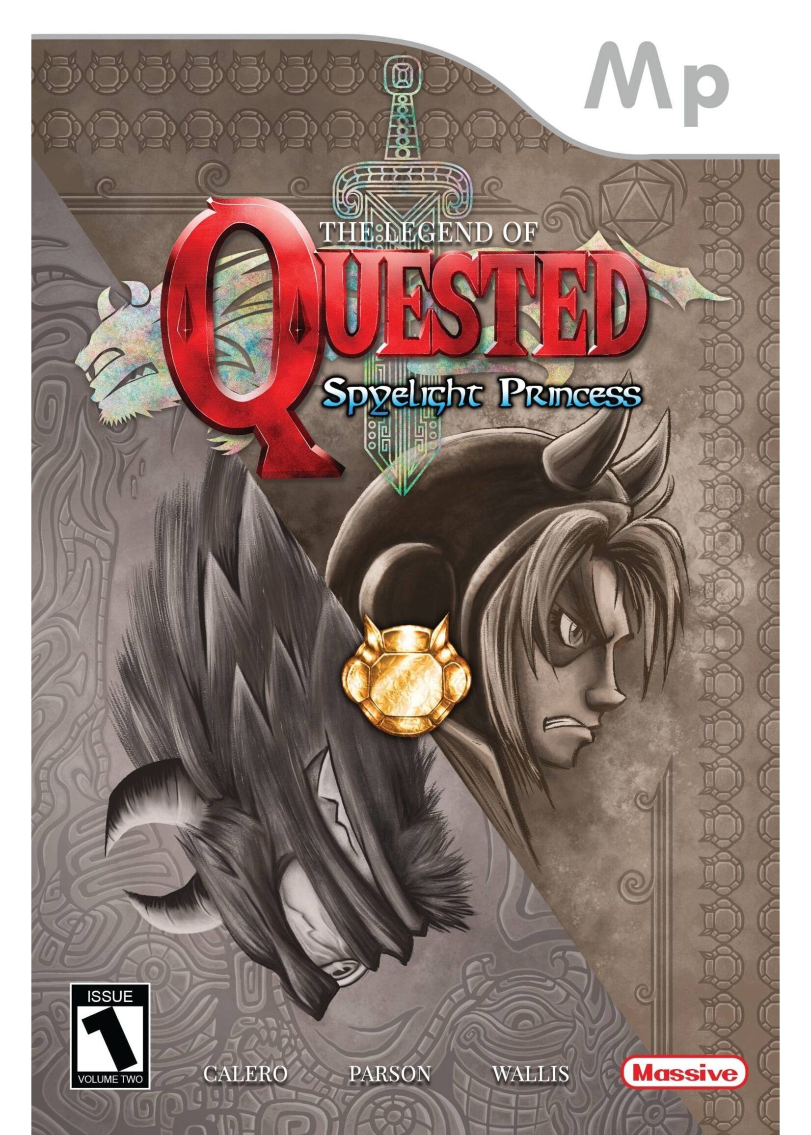 MASSIVE PUBLISHING QUESTED SEASON 2 #1 CVR C VIDEO GAME HOMAGE