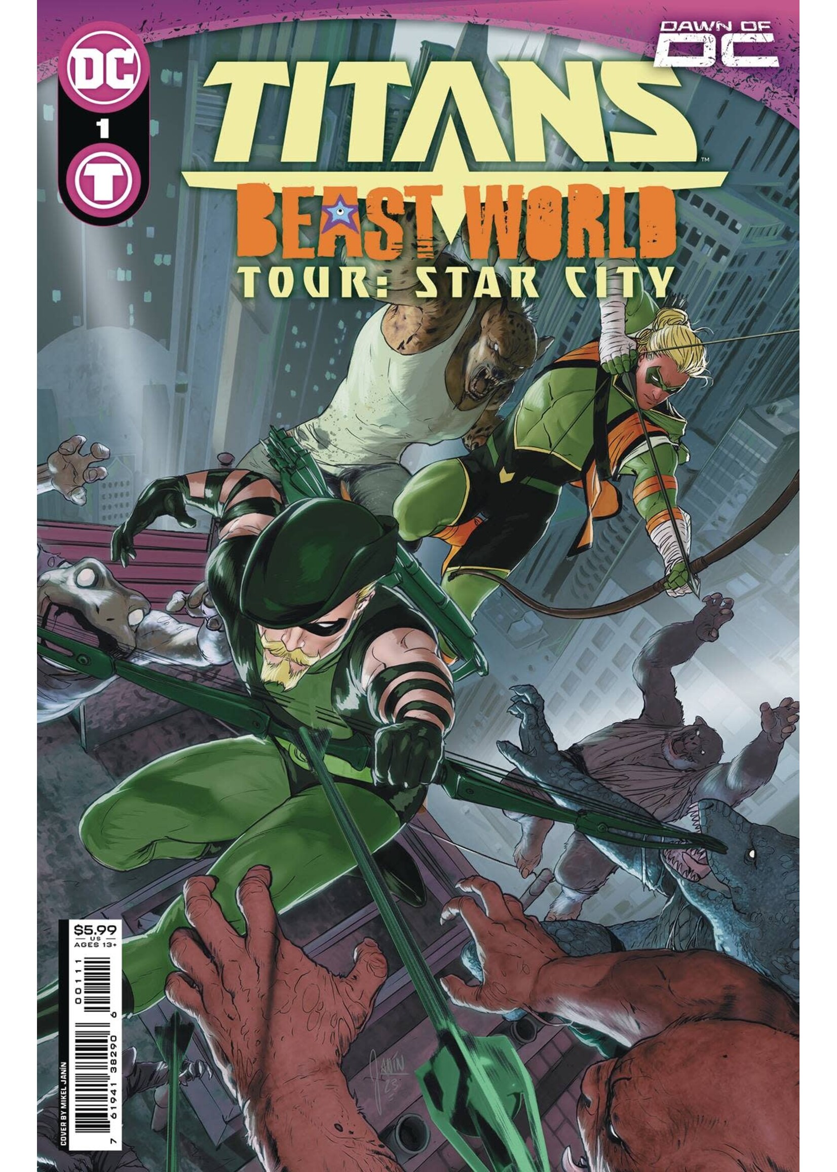 . TITANS BEAST WORLD STAR CITY #1