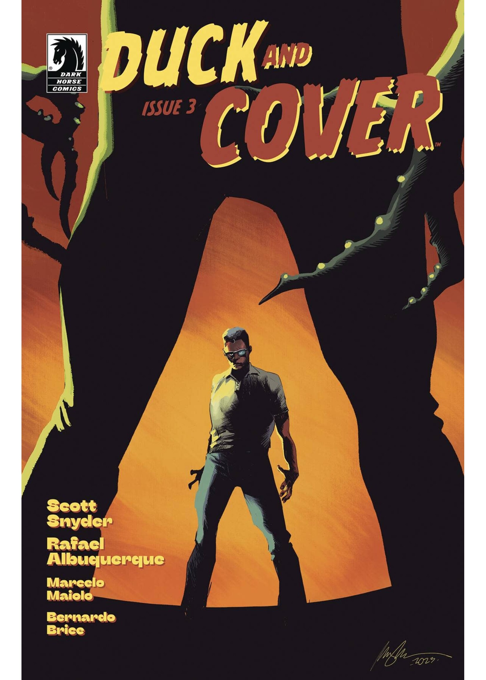 DARK HORSE DUCK & COVER #3 CVR A ALBUQUERQUE
