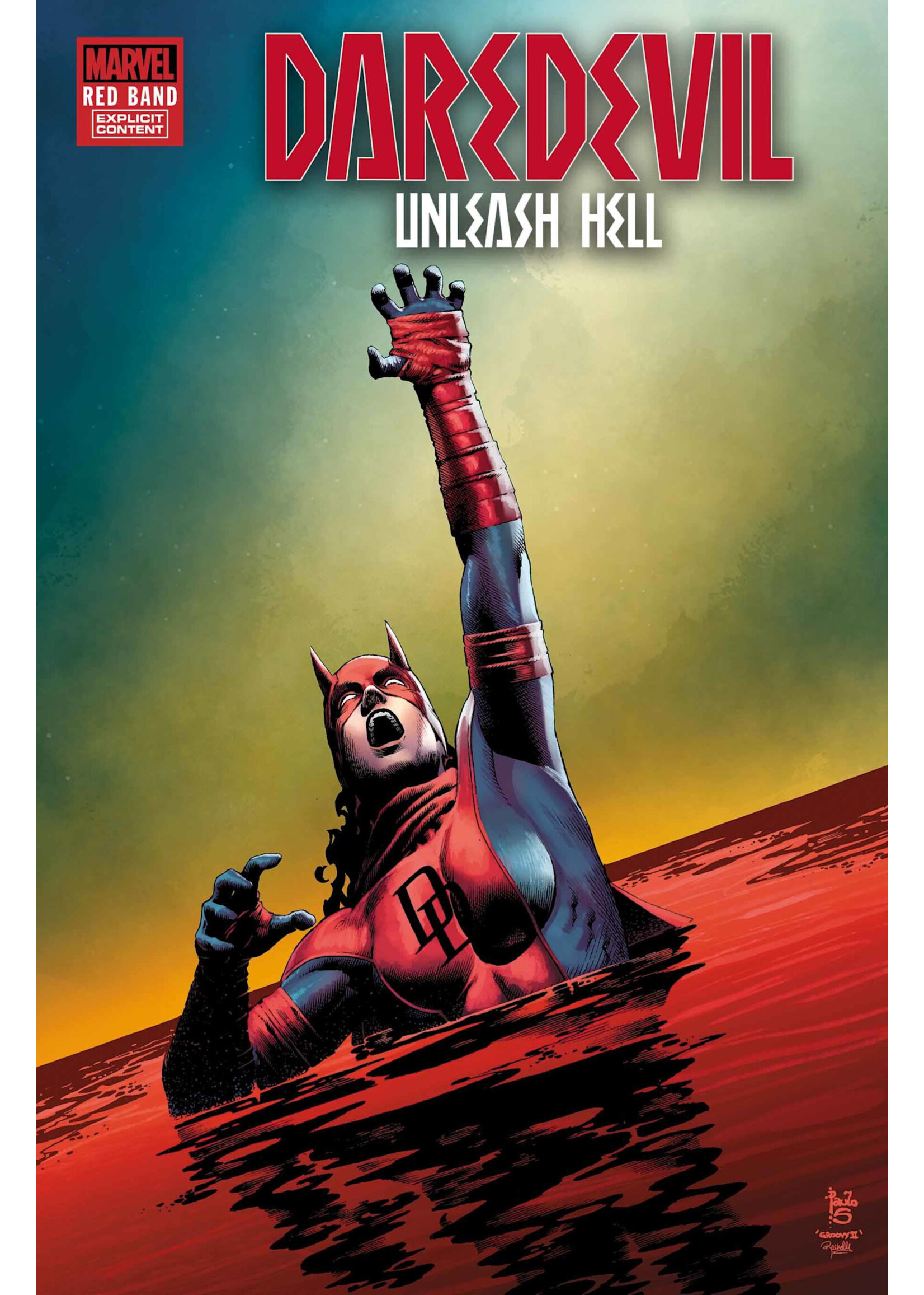 . DAREDEVIL UNLEASH HELL RED BAND (2025) #2 [POLYBAGGED]