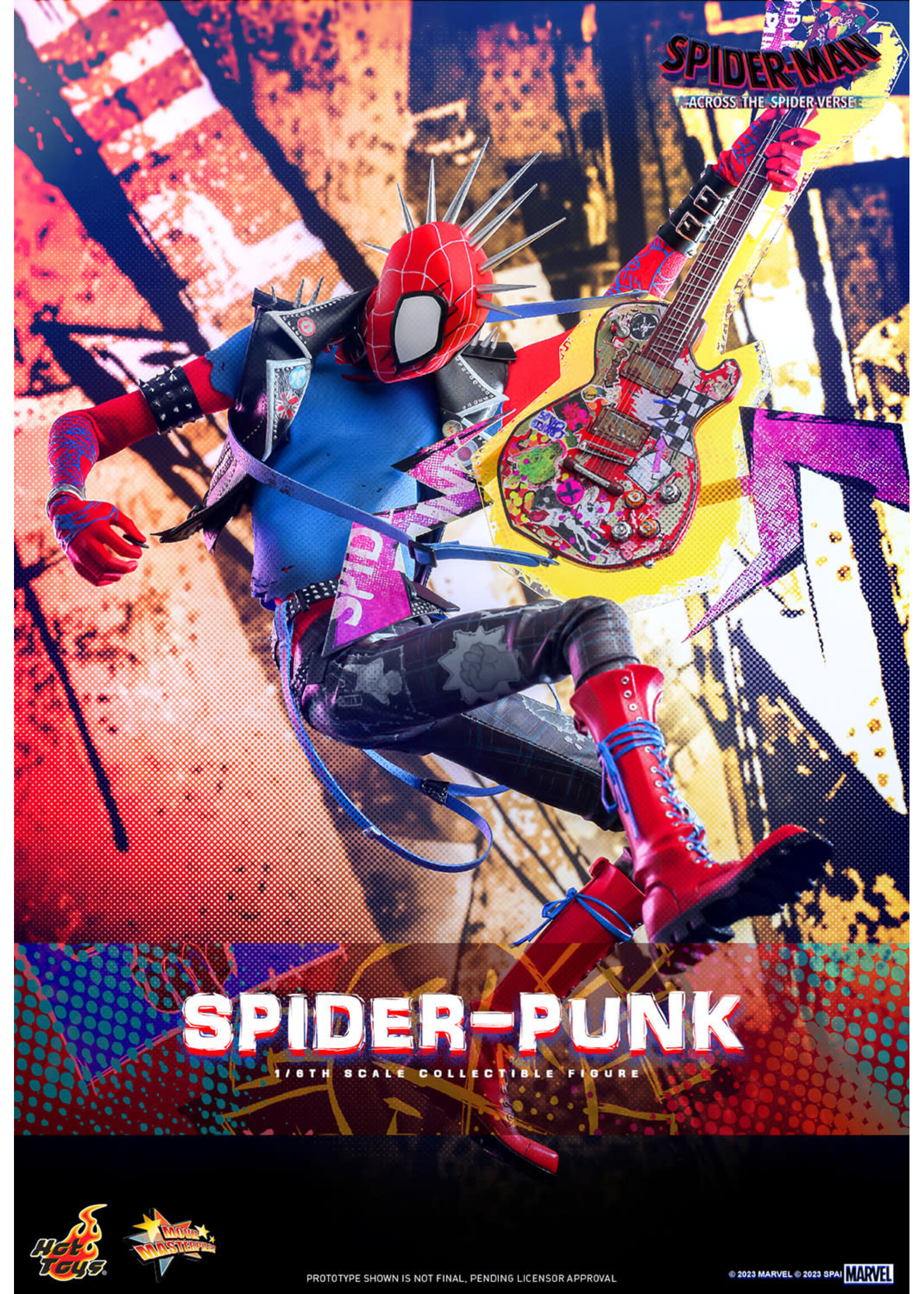 Hot Toys SPIDER-PUNK SIXTH SCALE FIGURE SPIDER-MAN: ACROSS THE SPIDER-VERSE