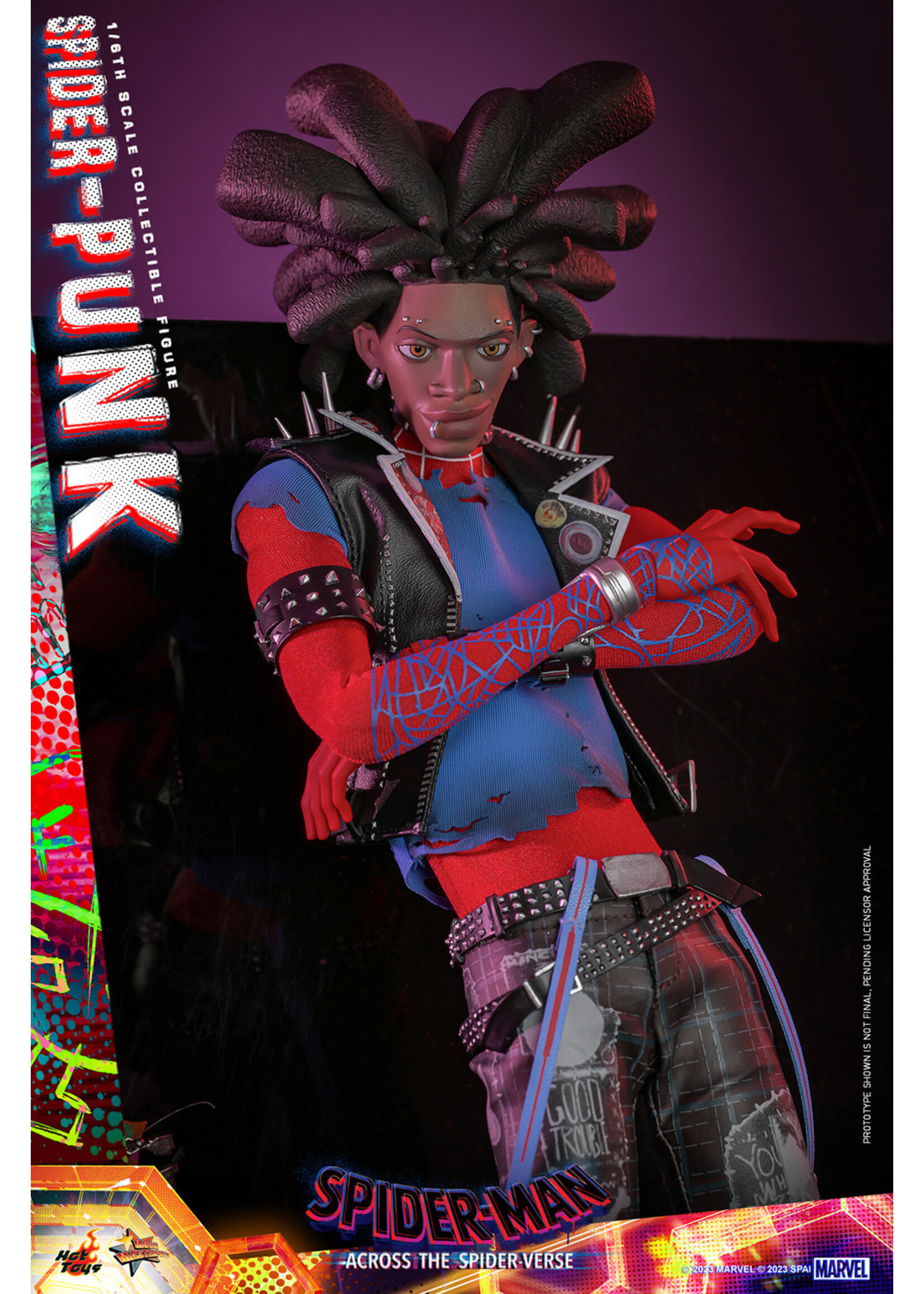 Hot Toys SPIDER-PUNK SIXTH SCALE FIGURE SPIDER-MAN: ACROSS THE SPIDER-VERSE