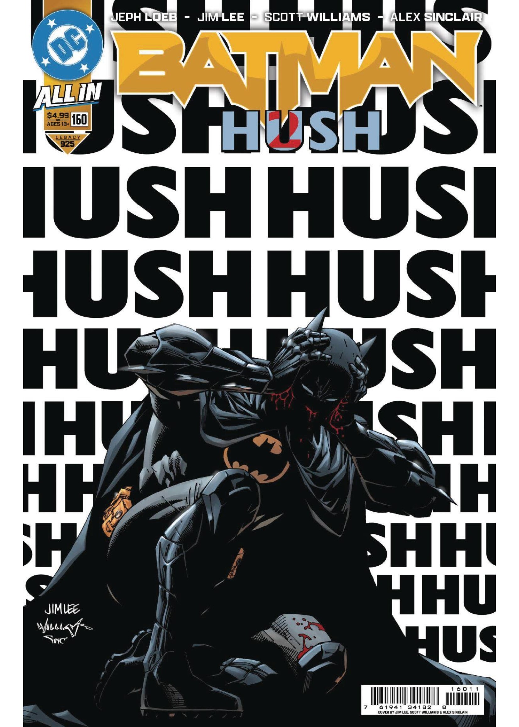 DC COMICS BATMAN (2016) #160 CVR A JIM LEE & SCOTT WILLIAMS