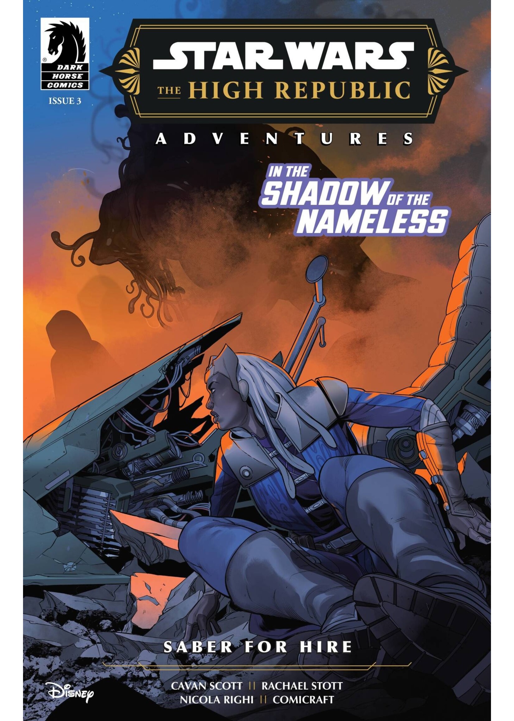 DARK HORSE STAR WARS HIGH REPUBLIC ADVENTURES SABER FOR HIRE #3