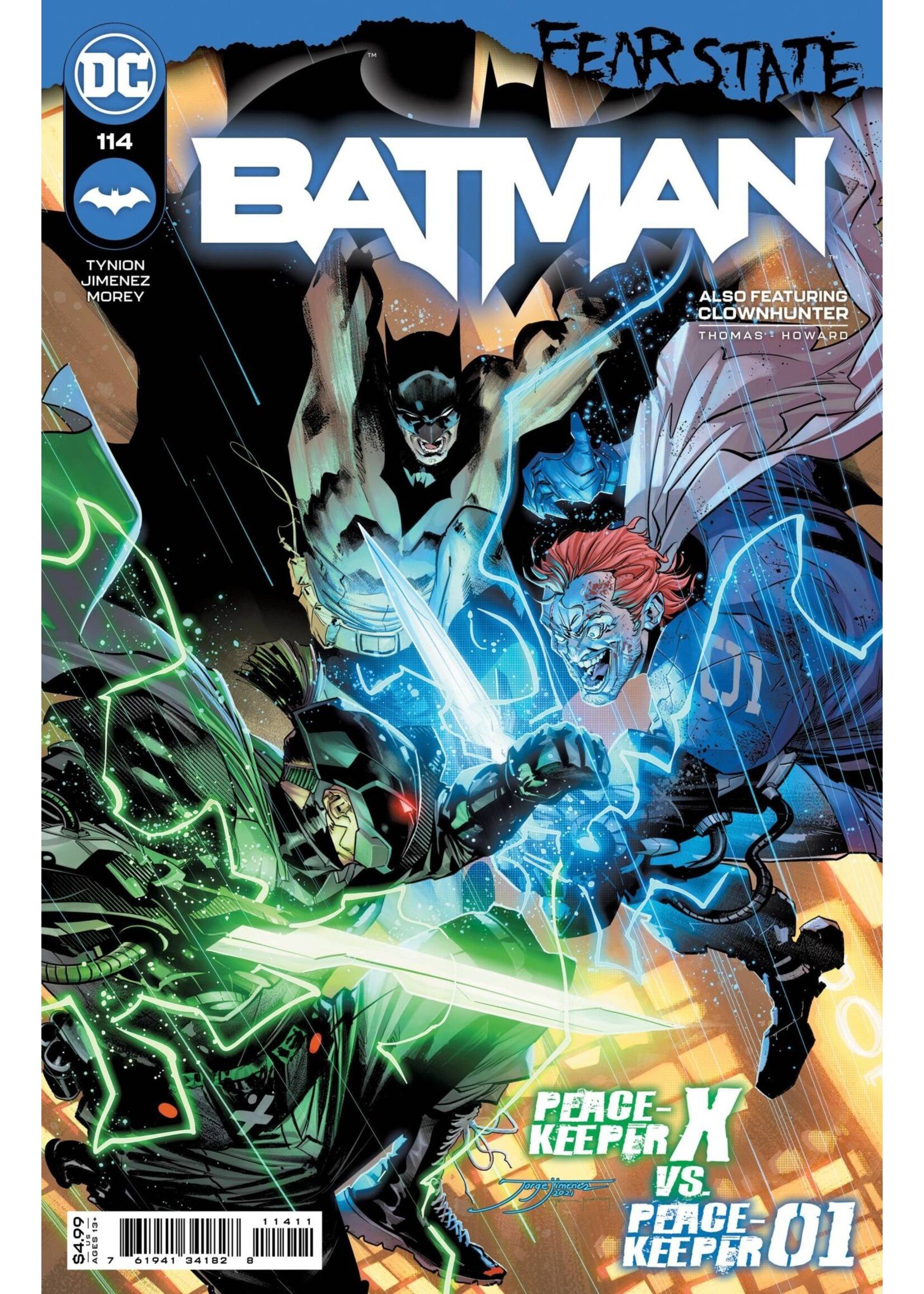 . BATMAN (2016) #114 CVR A JORGE JIMENEZ (FEAR STATE)