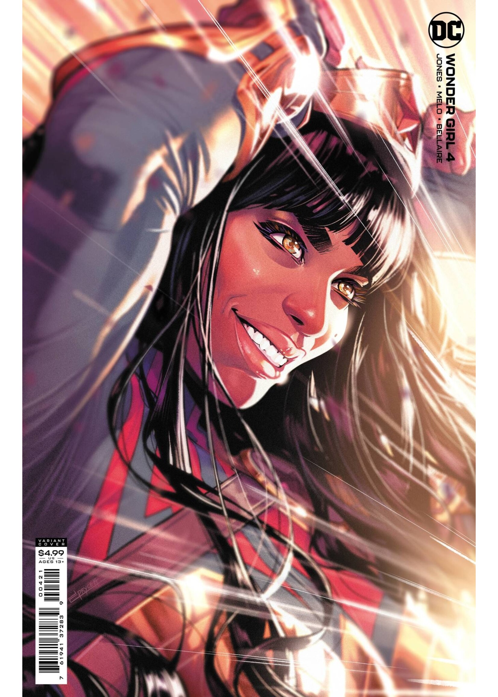 . WONDER GIRL #4 CVR B JAMAL CAMPBELL CARD STOCK VAR