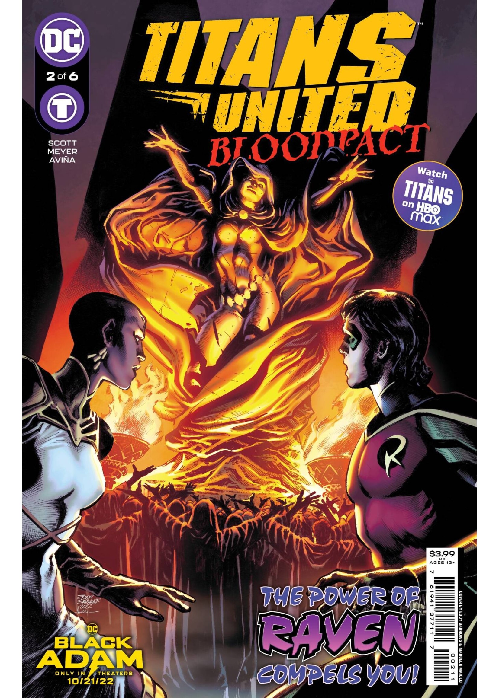 . TITANS UNITED BLOODPACT #2 (OF 6) CVR A BARROWS