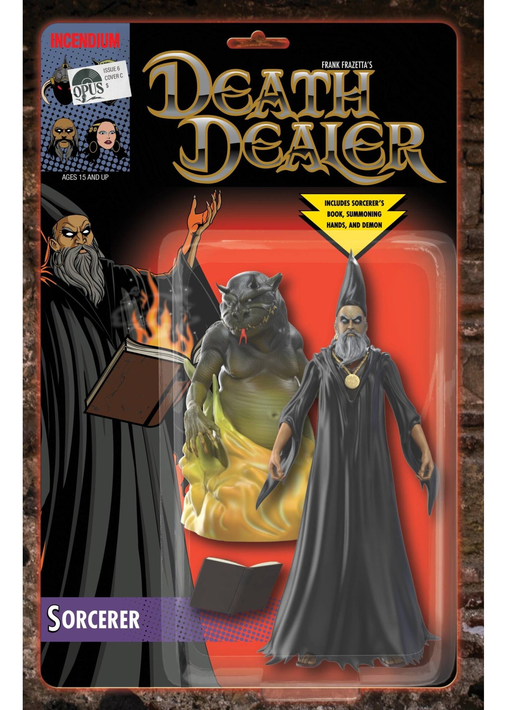 OPUS COMICS FRANK FRAZETTA DEATH DEALER #6 INCV SORCERER VARIANT