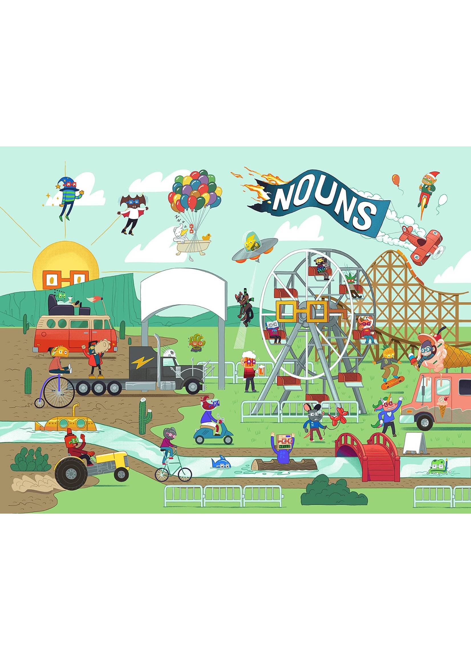 . NOUNS NOUNTOWN #1 (OF 6) CVR A SCHLITZ