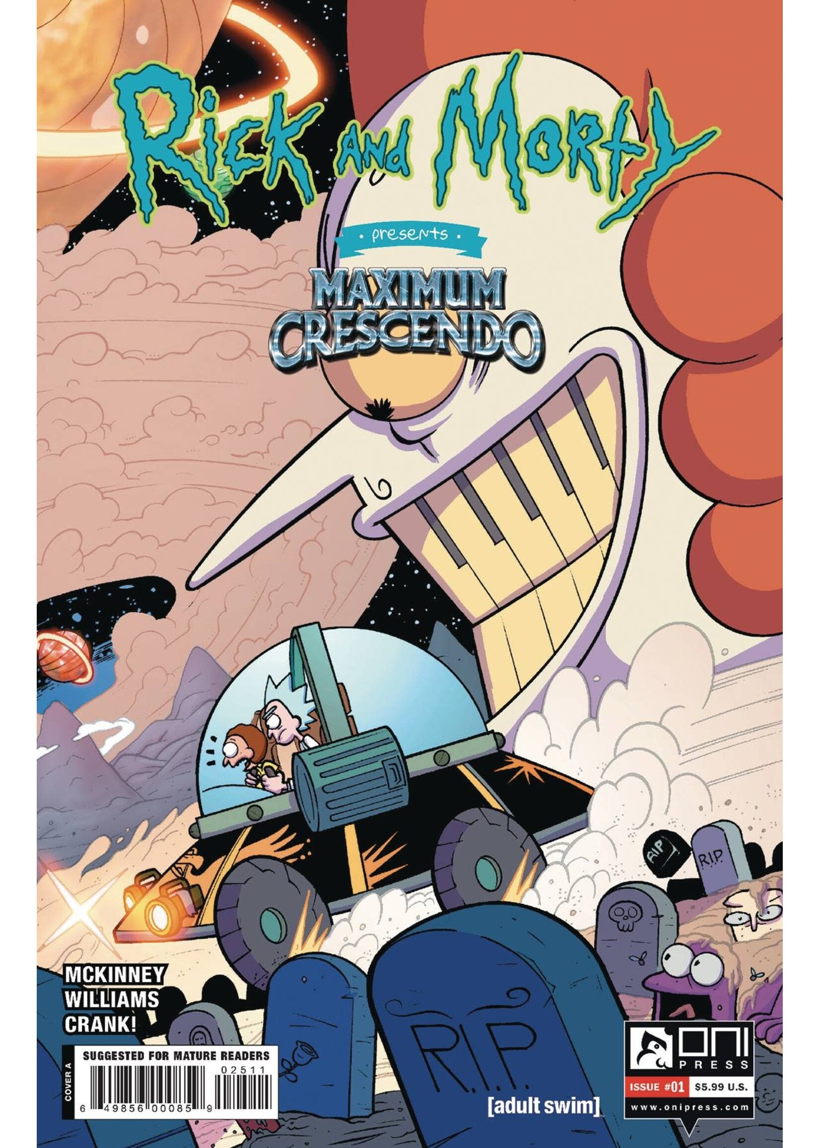 ONI PRESS RICK & MORTY MAXIMUM CRESCENDO #1 CVR A WILLIAMS (MR)