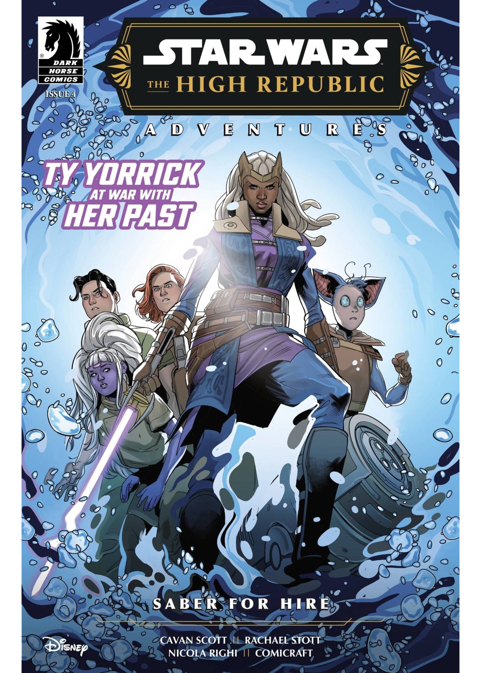 DARK HORSE STAR WARS HIGH REPUBLIC ADVENTURES SABER FOR HIRE #4