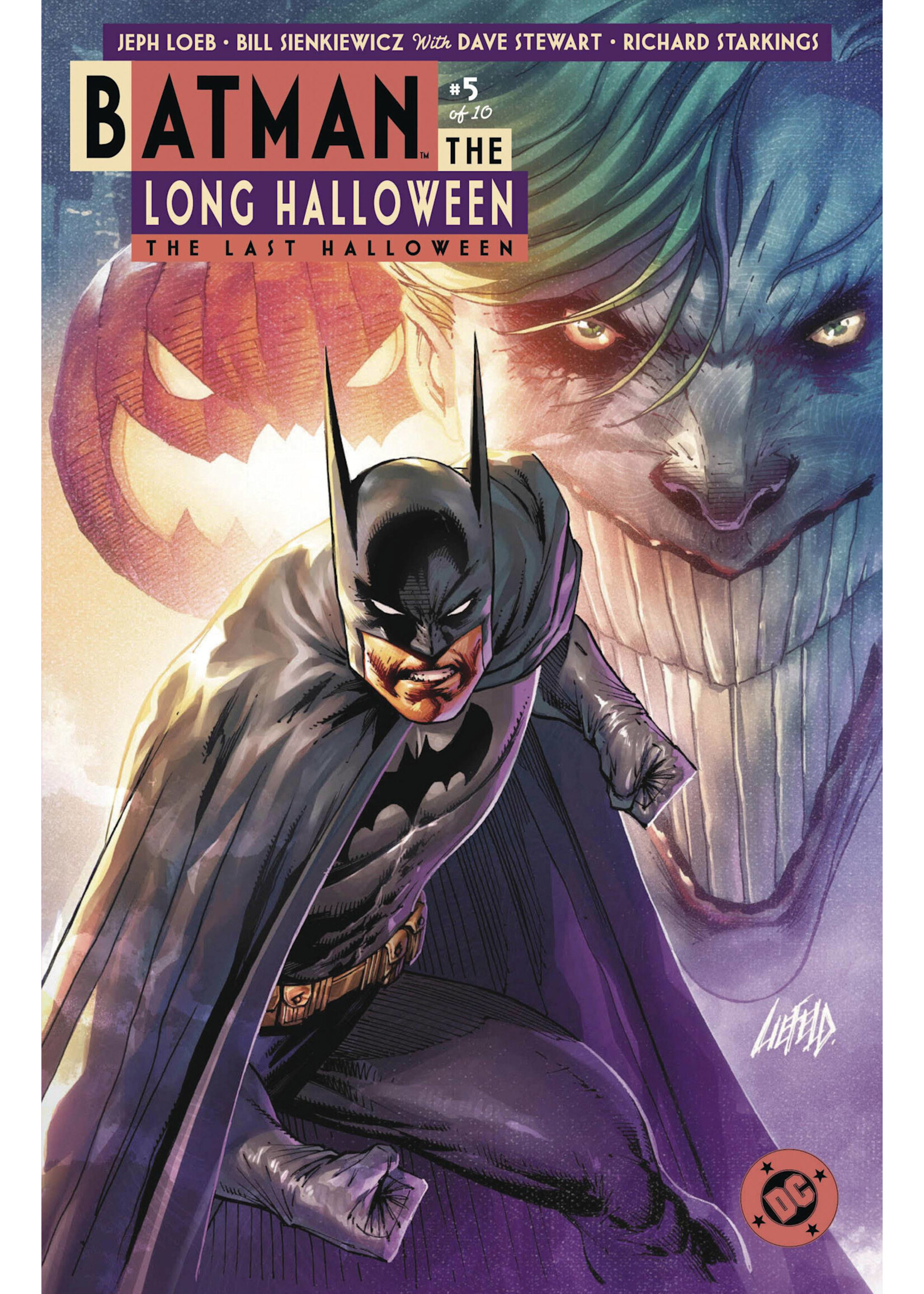 . BATMAN THE LONG HALLOWEEN THE LAST HALLOWEEN #5 (OF 10) LIEFELD