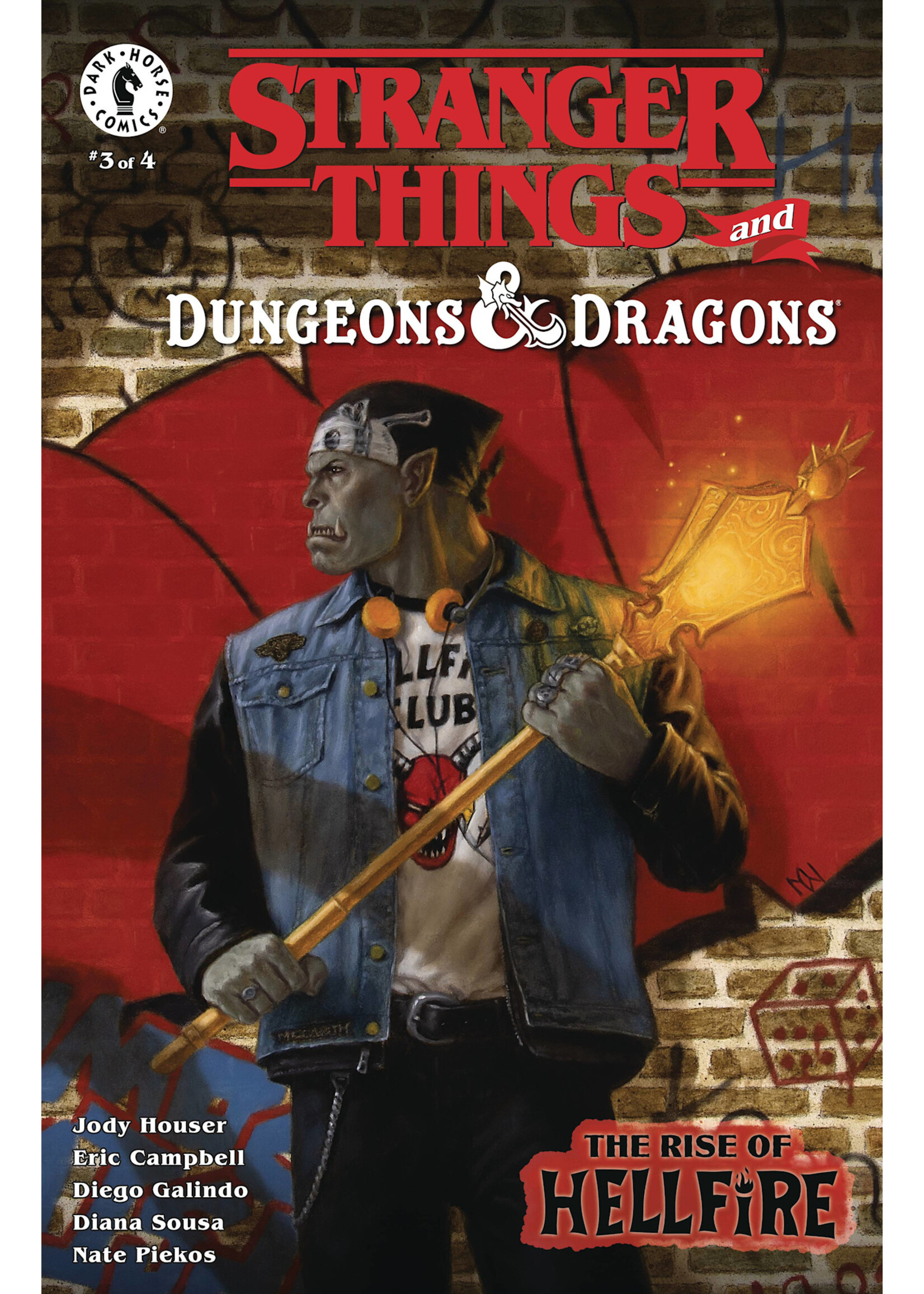 DARK HORSE STRANGER THINGS D&D RISE OF HELLFIRE #3 CVR A