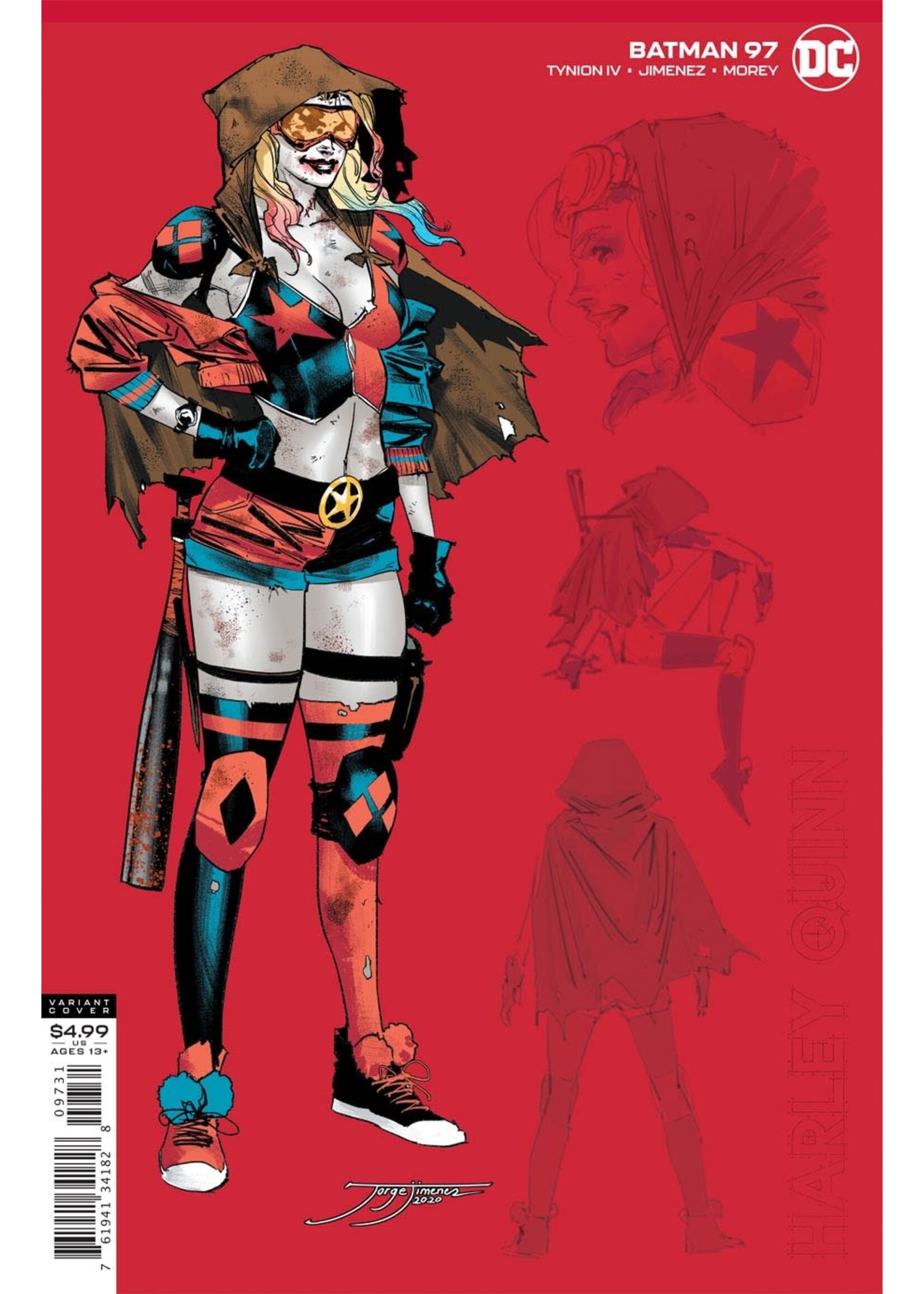 . BATMAN (2016) #97 1:25 HARLEY VAR