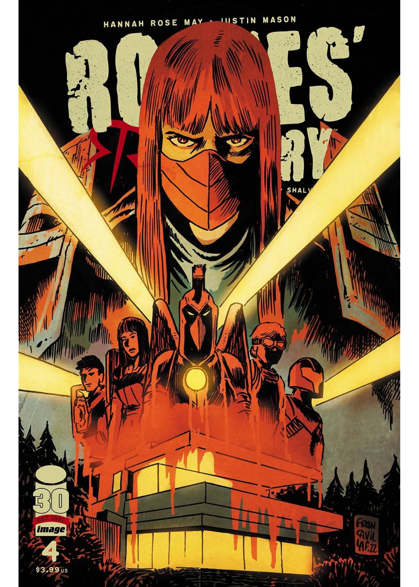 . ROGUES GALLERY #4 CVR B FRANCAVILLA (MR)