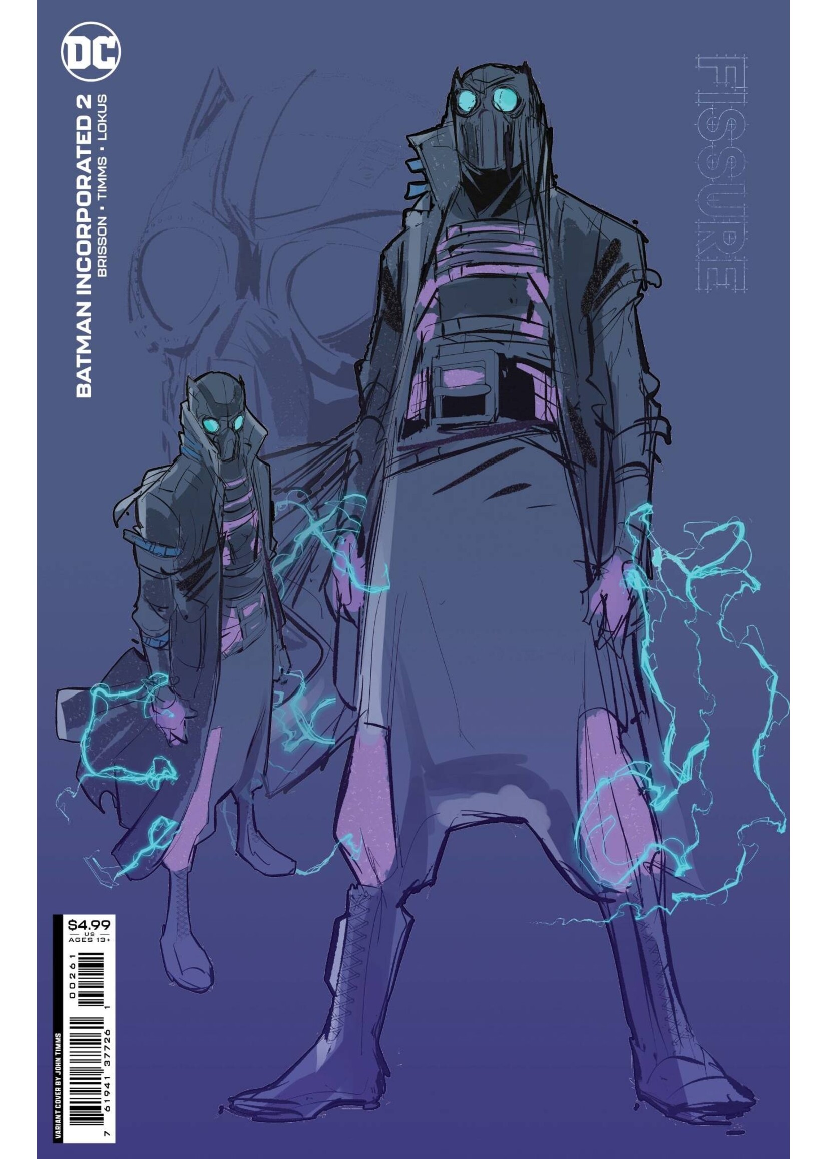 . BATMAN INCORPORATED #2 CVR E TIMMS DESIGN CARD