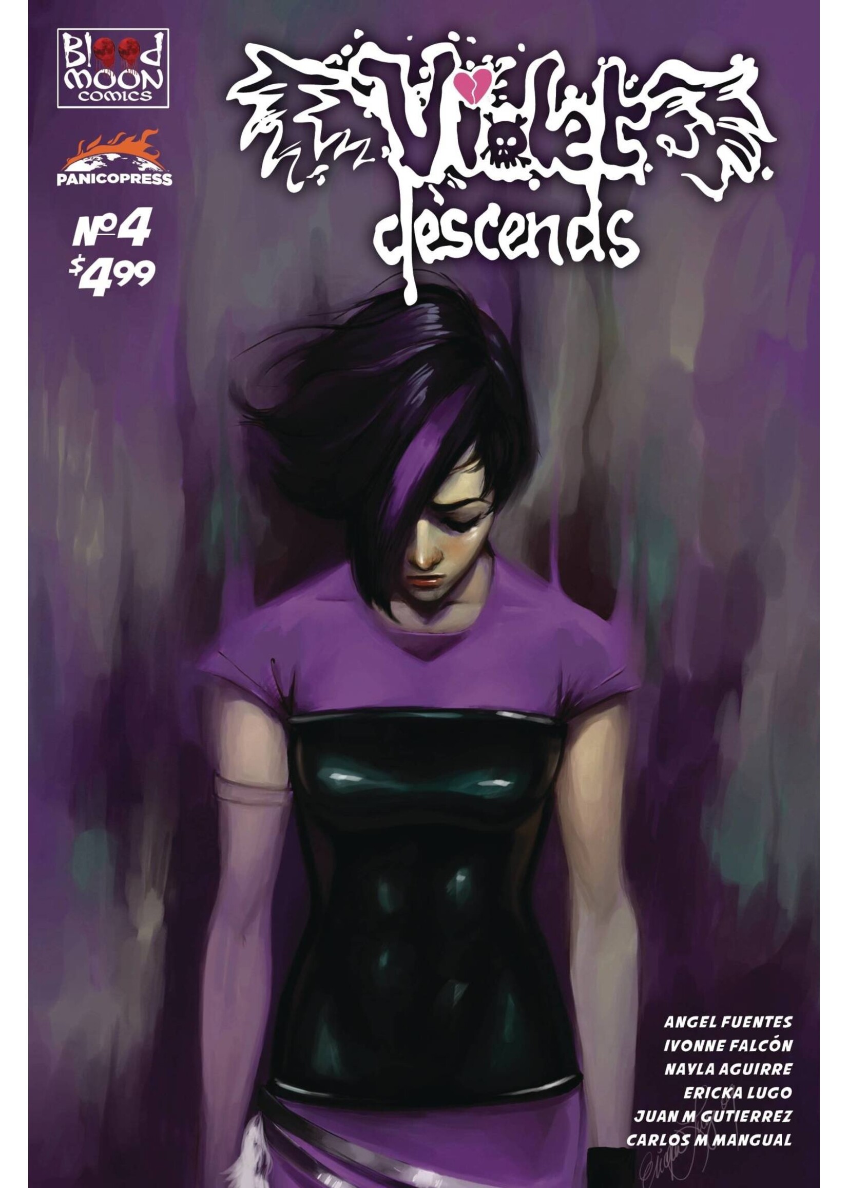 BLOOD MOON COMICS LLC VIOLET DESCENDS #4 (OF 5) CVR A FALCON