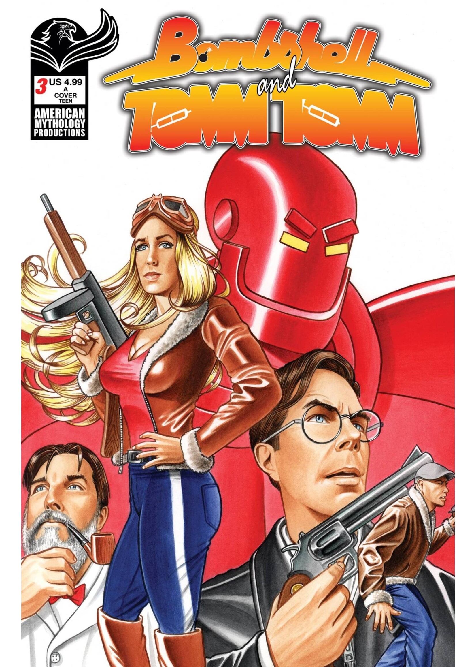 AMERICAN MYTHOLOGY PRODUCTIONS BOMBSHELL & TOMMTOMM #3 CVR A SPARACIO