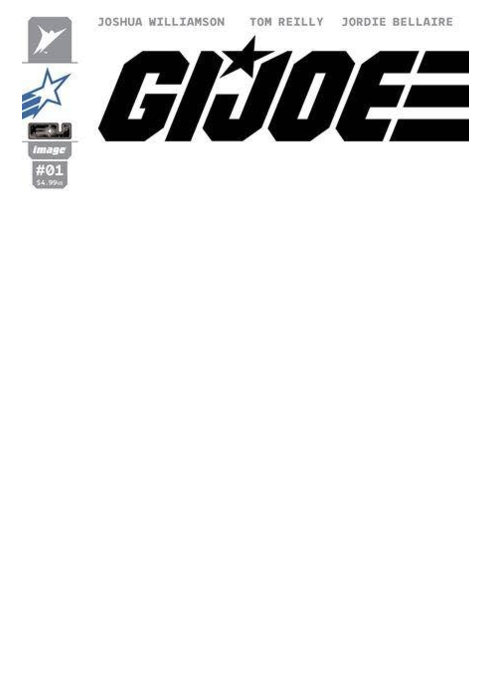 . GI JOE (2024) #1 CVR N BLANK SKETCH GI JOE VAR