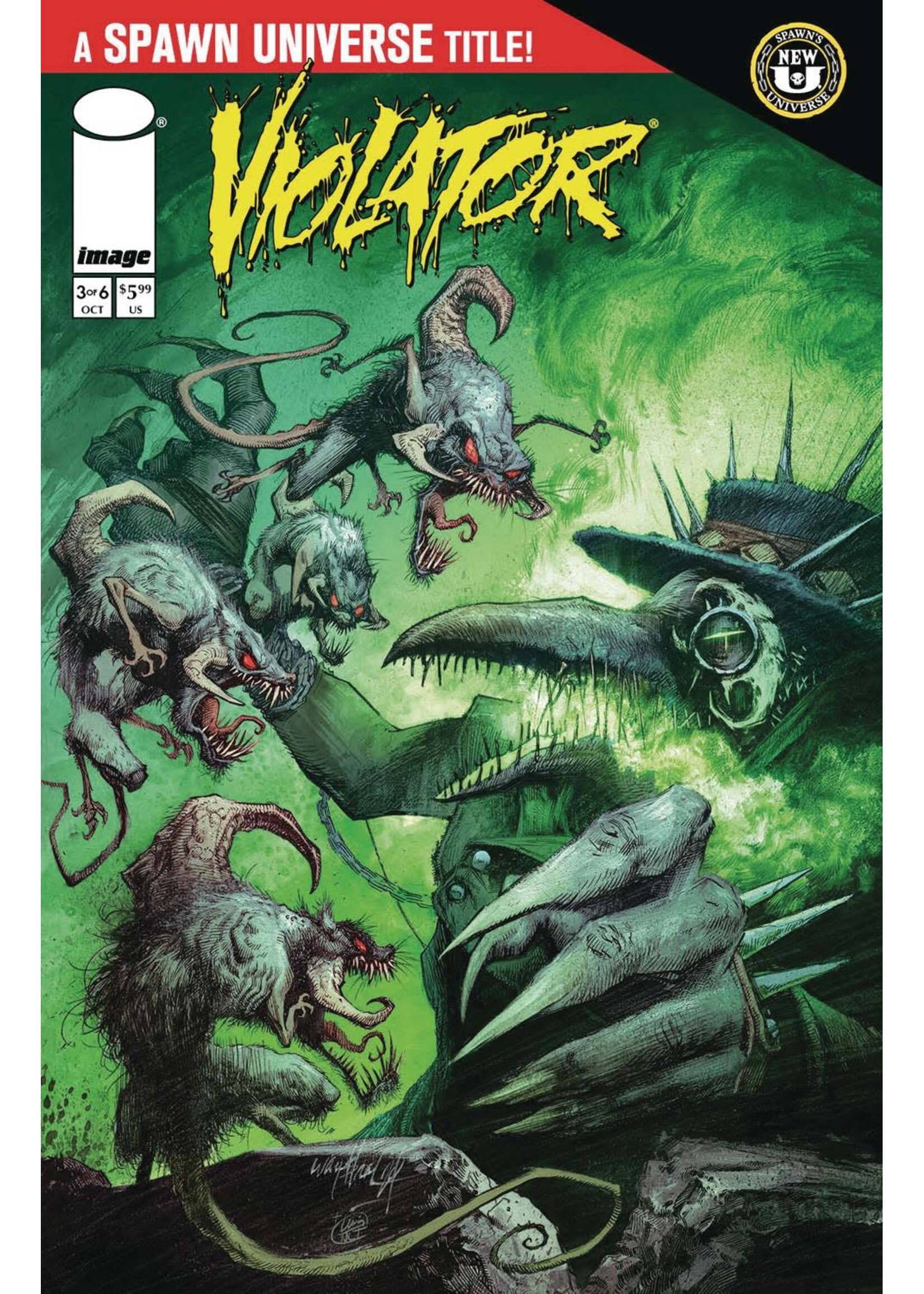 . SPAWN VIOLATOR (2024) #3 (OF 6) CVR A WAYSHAK