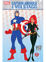 . CAPTAIN AMERICA & VOLSTAGG (2025) #1 BROOKS ANIMATED-STYLE VAR