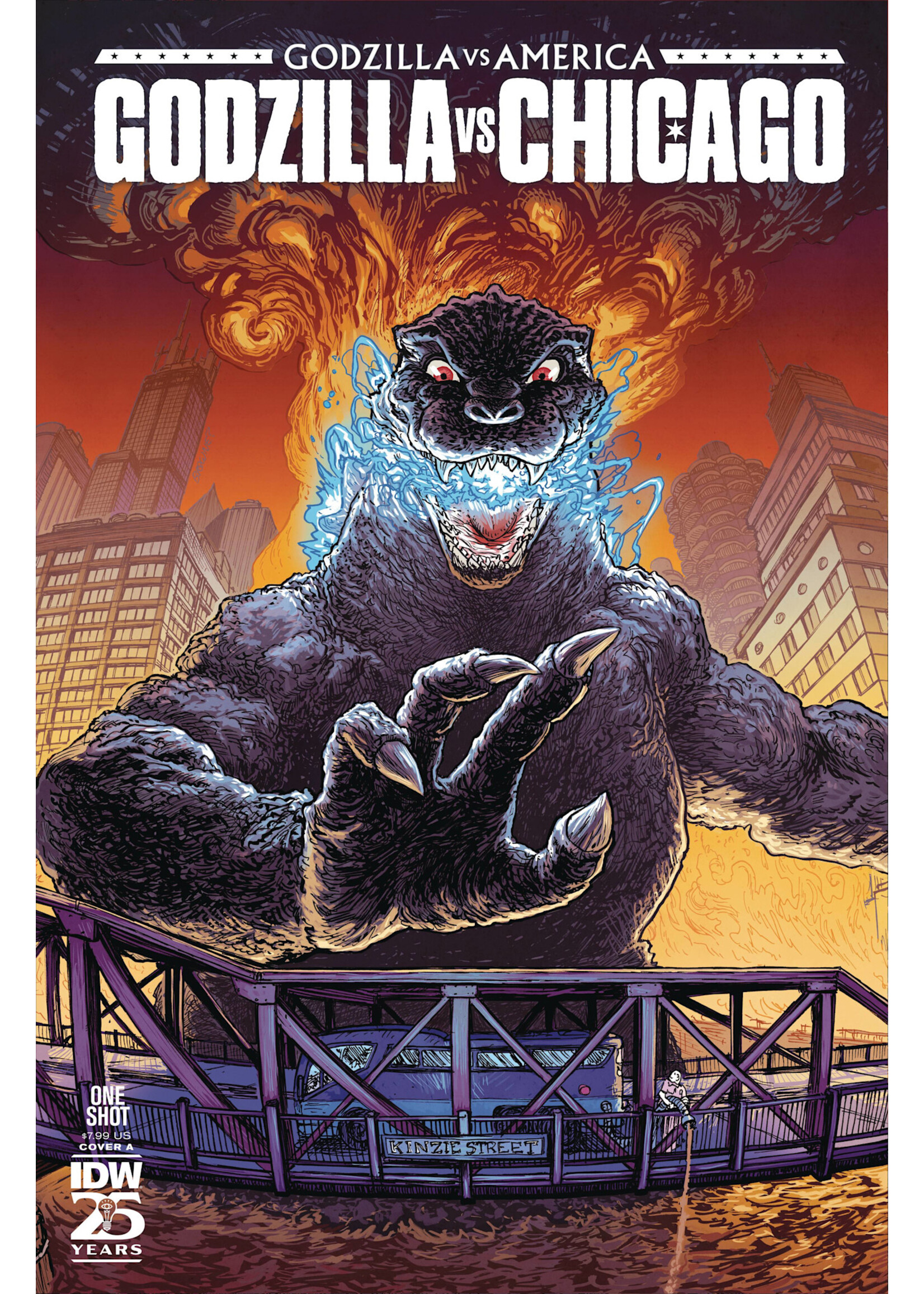 . GODZILLA VS AMERICA CHICAGO CVR A