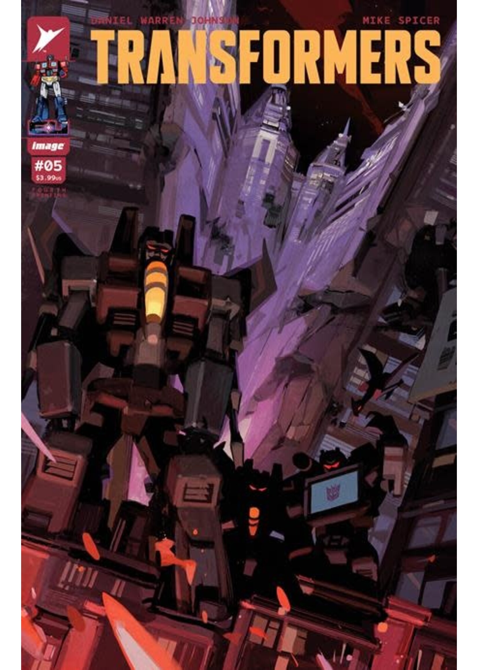 IMAGE COMICS TRANSFORMERS (2023) #5 4TH PTG