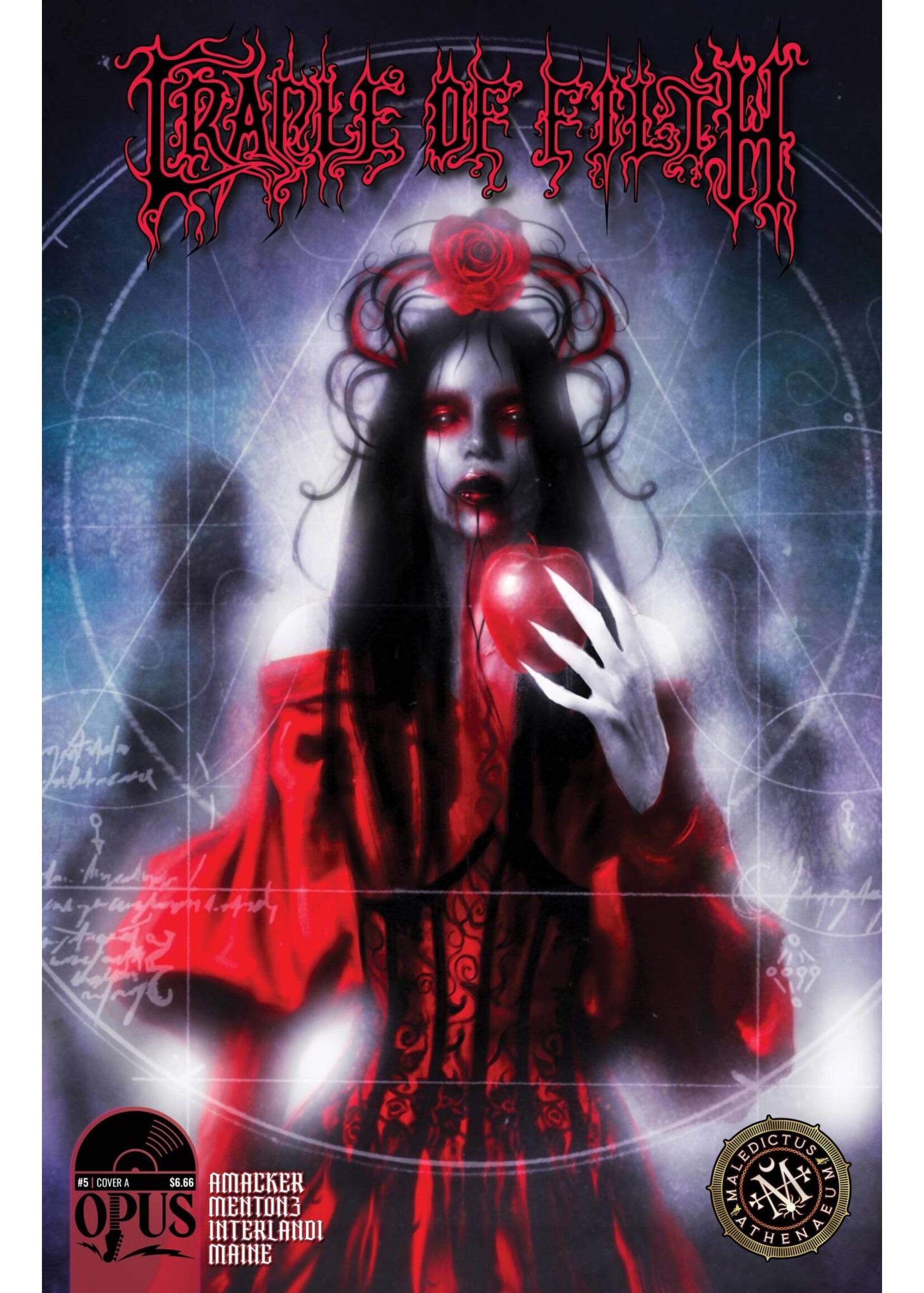 OPUS COMICS CRADLE OF FILTH #5 CVR A MENTON3