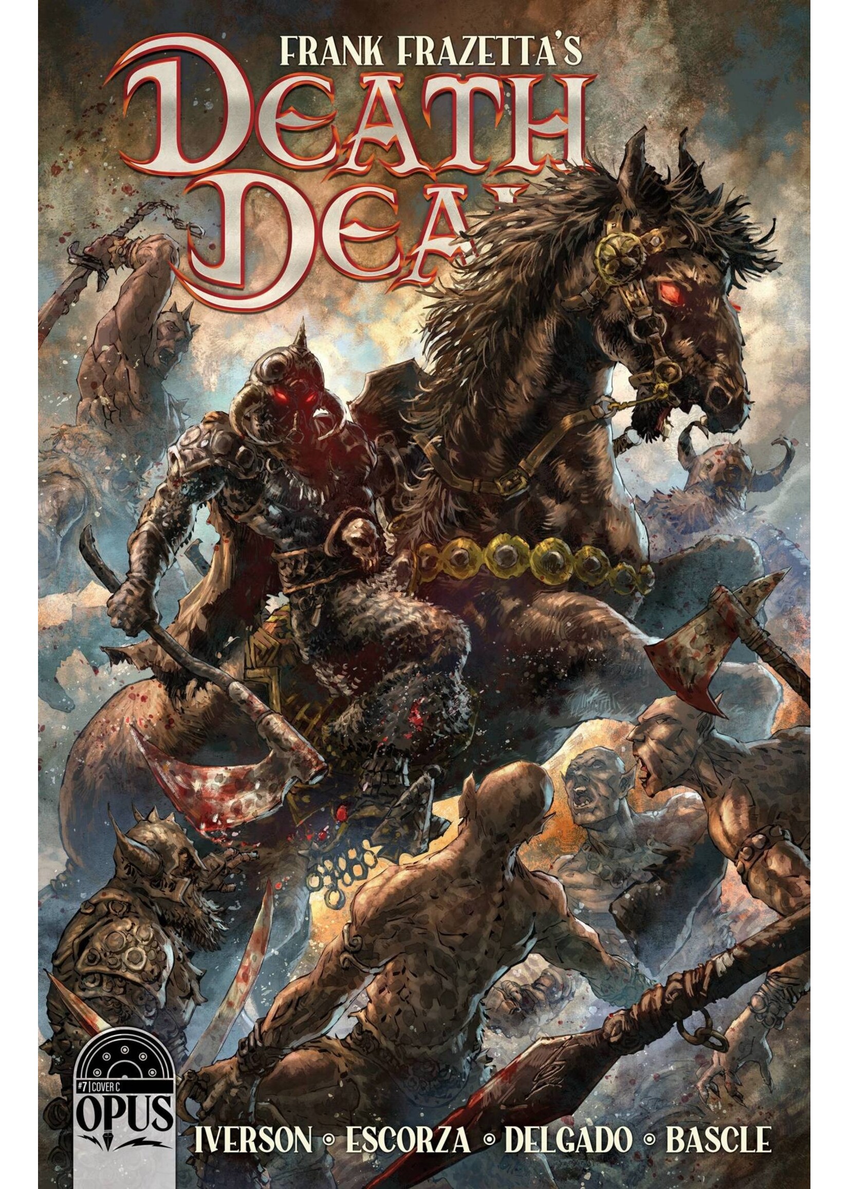 OPUS COMICS FRANK FRAZETTA DEATH DEALER #7 CVR C 5 COPY INCV QUAH