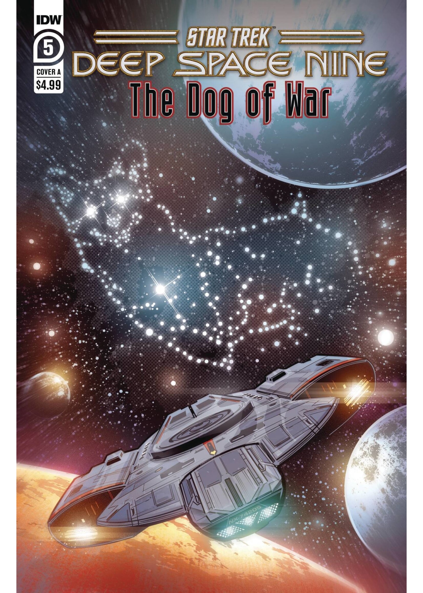 . STAR TREK DS9 DOG OF WAR #5 CVR A HERNANDEZ