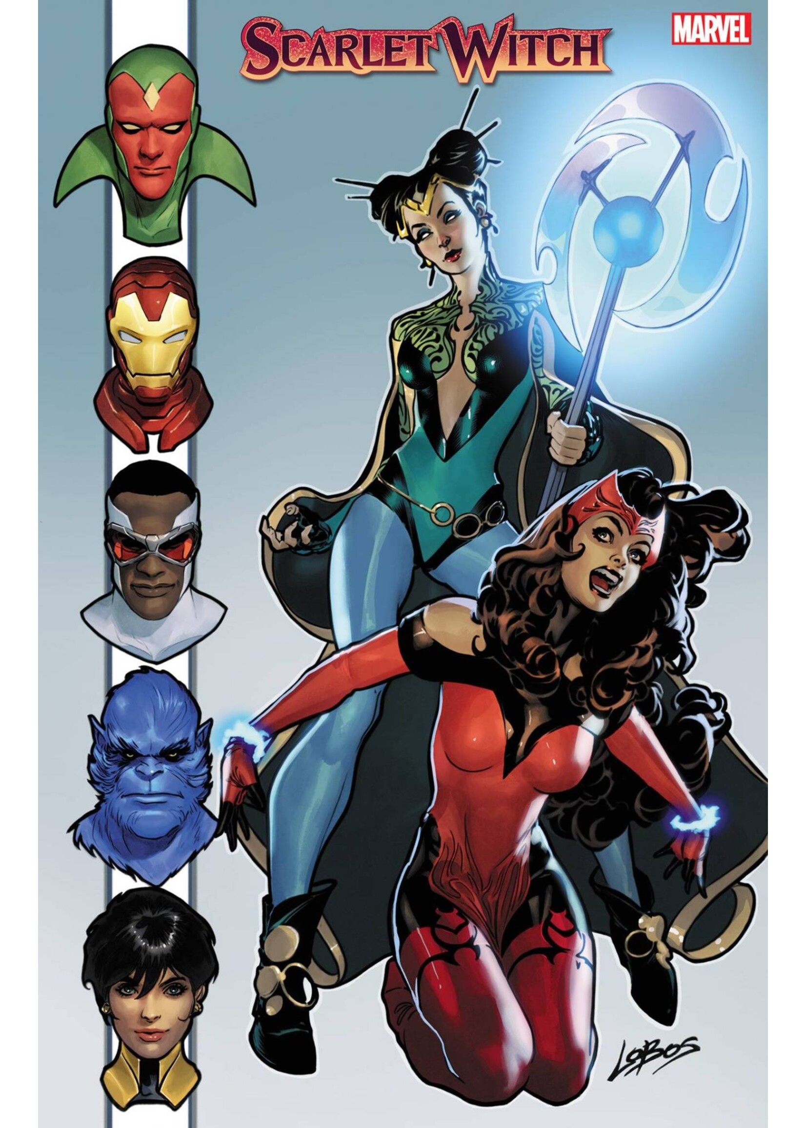 . SCARLET WITCH (2023) #7 VILLALOBOS HOMAGE VARIANT [GODS]