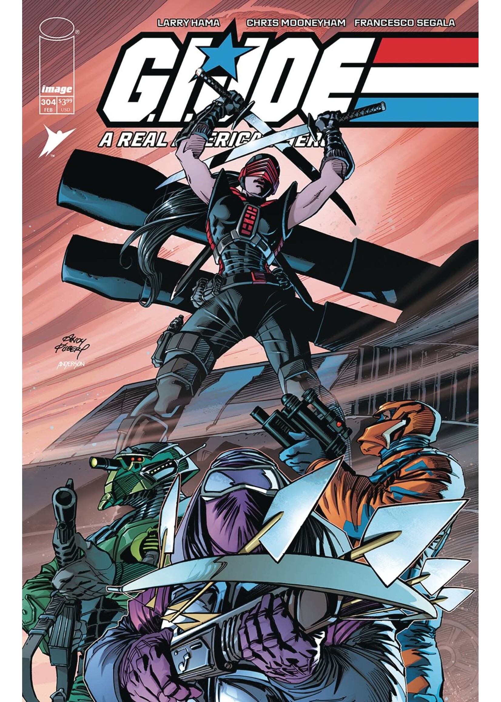 . GI JOE A REAL AMERICAN HERO #304 CVR A KUBERT & ANDERSON