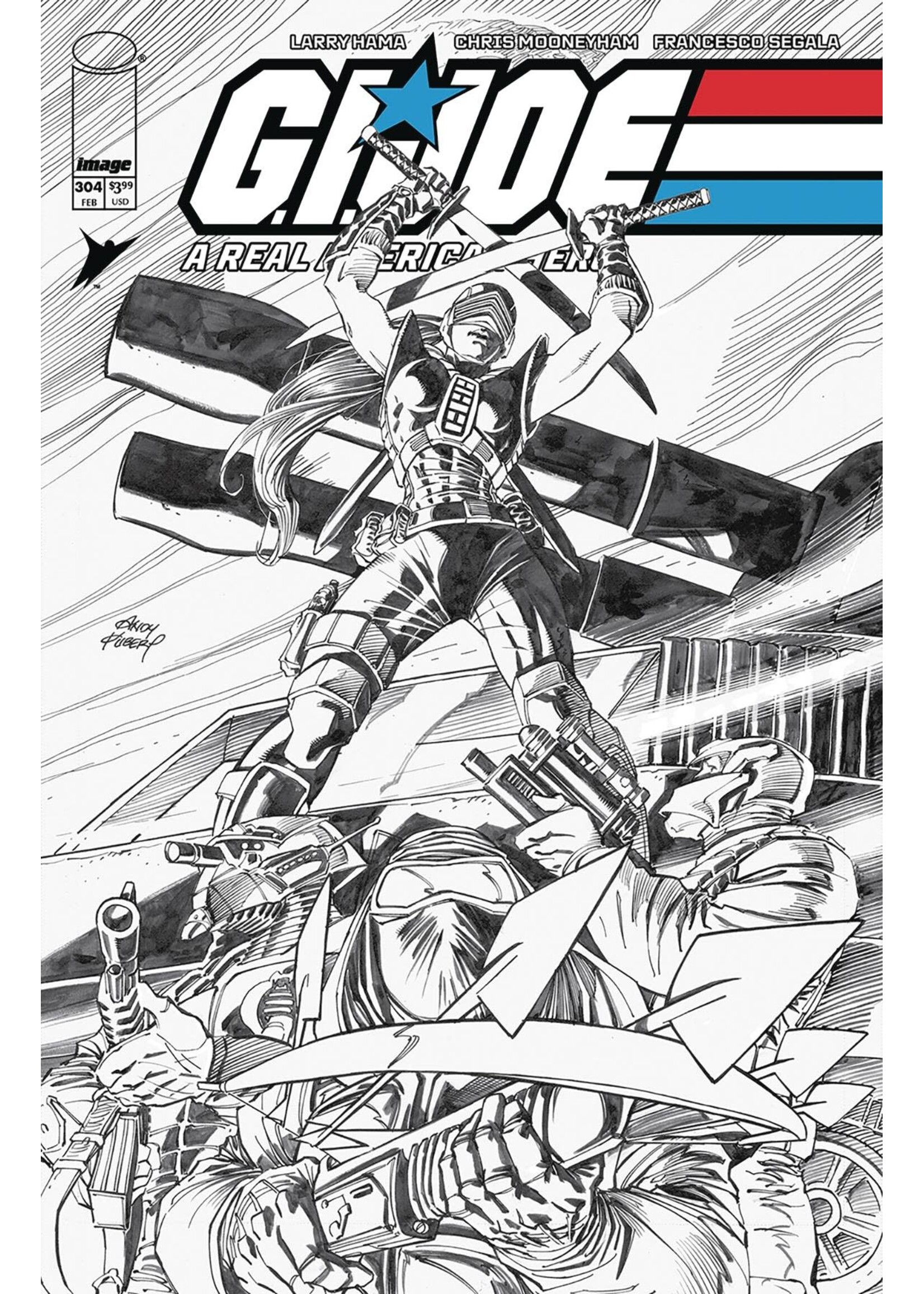 . GI JOE A REAL AMERICAN HERO #304 CVR B KUBERT