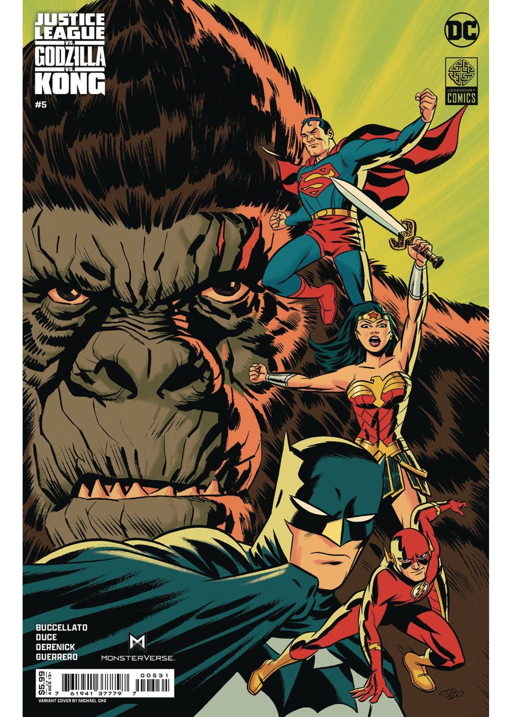 . JL VS GODZILLA VS KONG #5 CHO