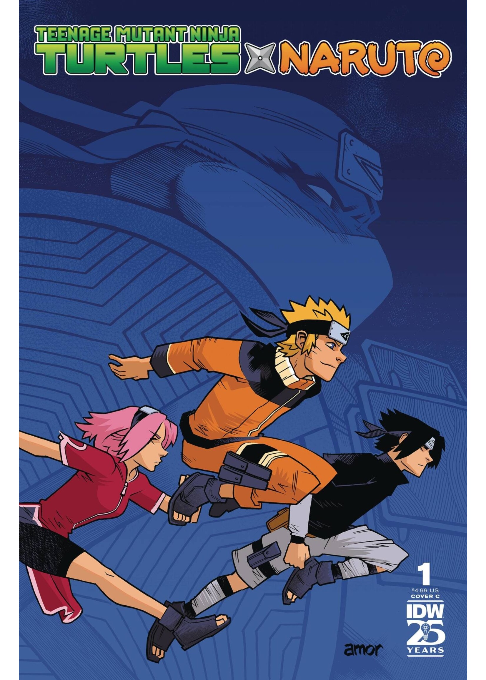 . TEENAGE MUTANT NINJA TURTLES X NARUTO #1 CVR C AMOR