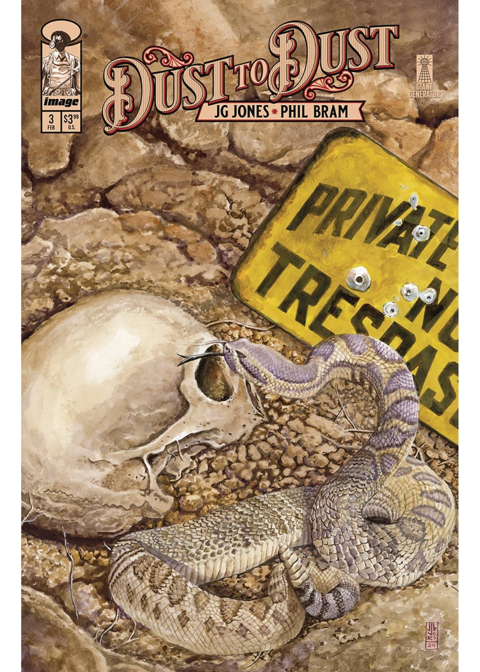 . DUST TO DUST #3 (OF 8) CVR A JONES