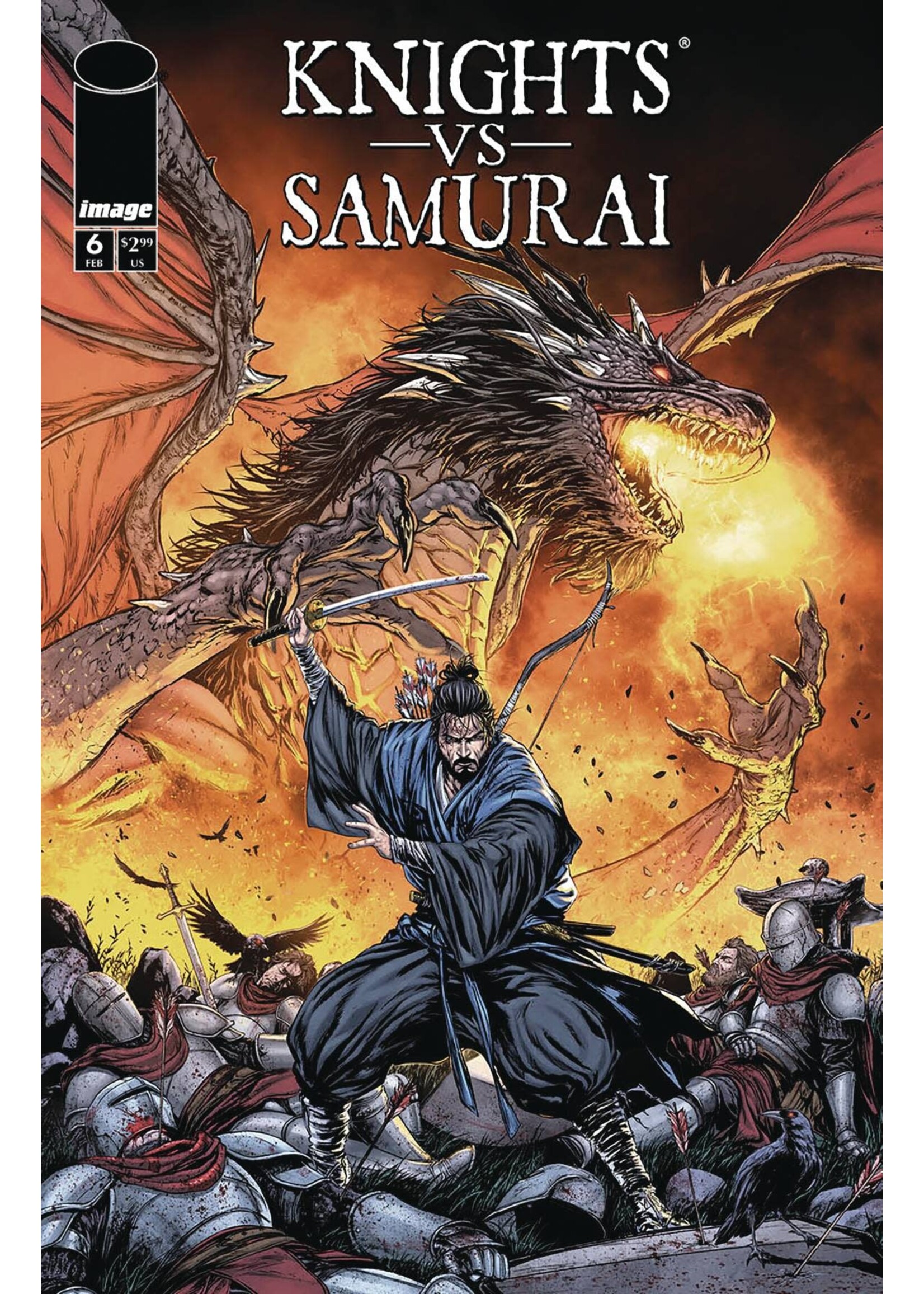 . KNIGHTS VS SAMURAI #6 CVR A MELE