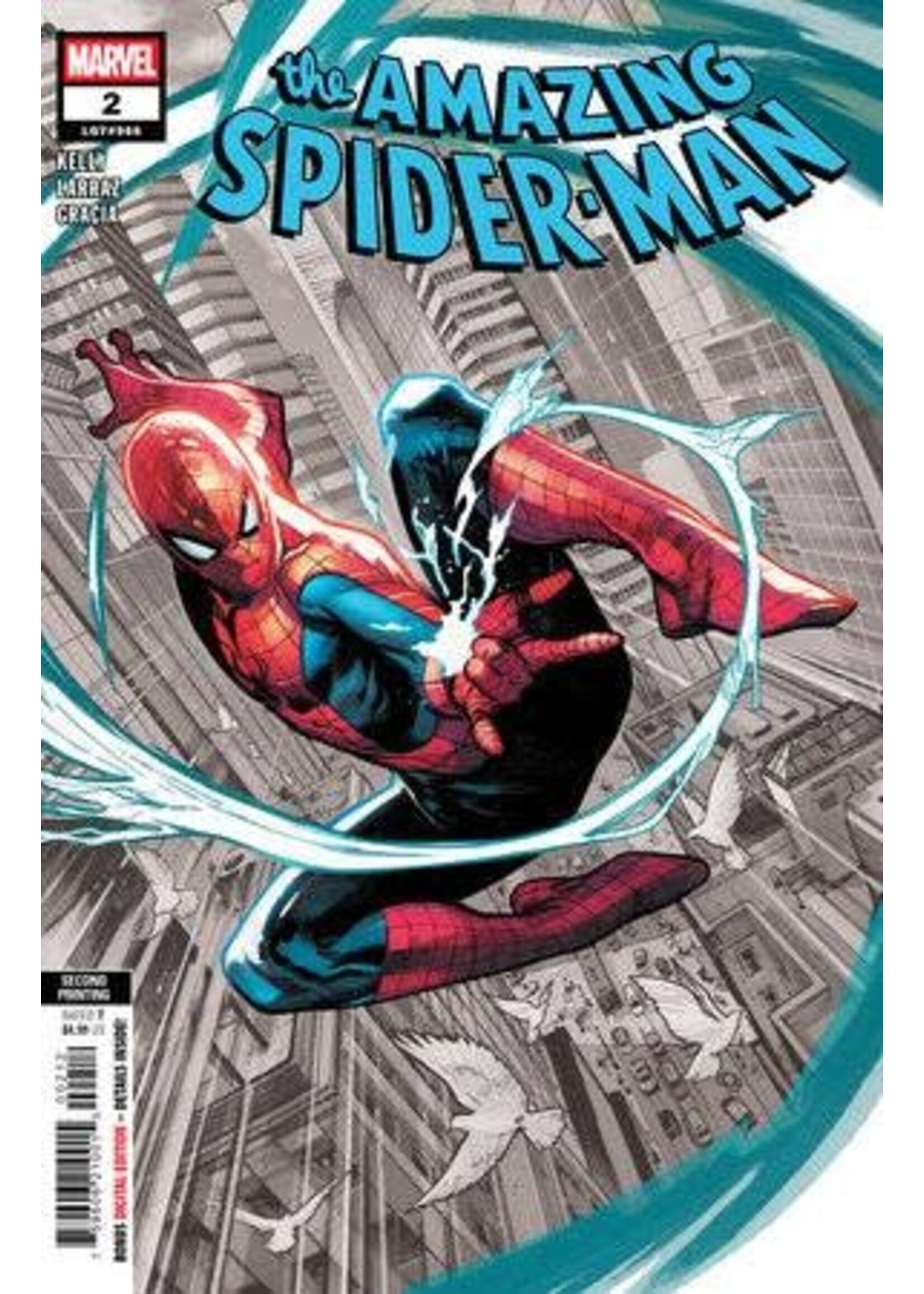 MARVEL COMICS AMAZING SPIDER-MAN (2025) #2 LARRAZ 2ND PRINT