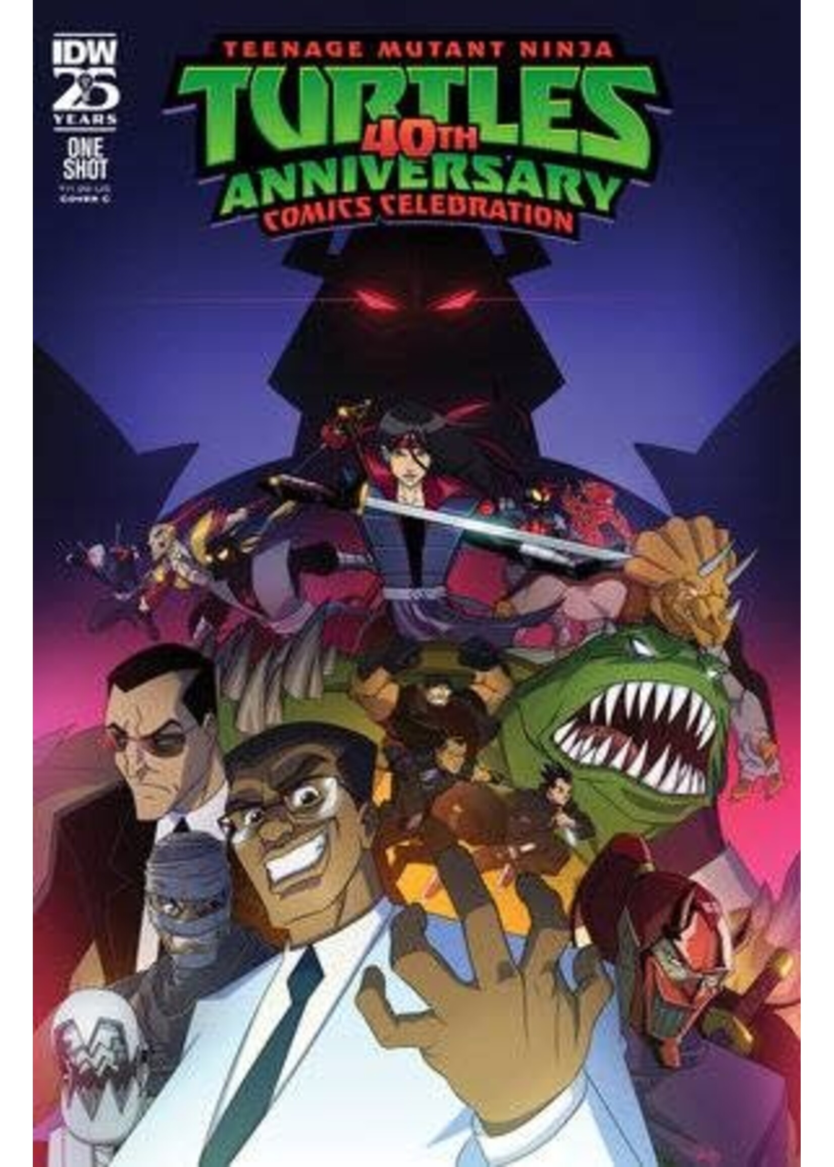 . TMNT 40TH ANNIVERSARY CELEBRATION #1 CVR C LOPEZ