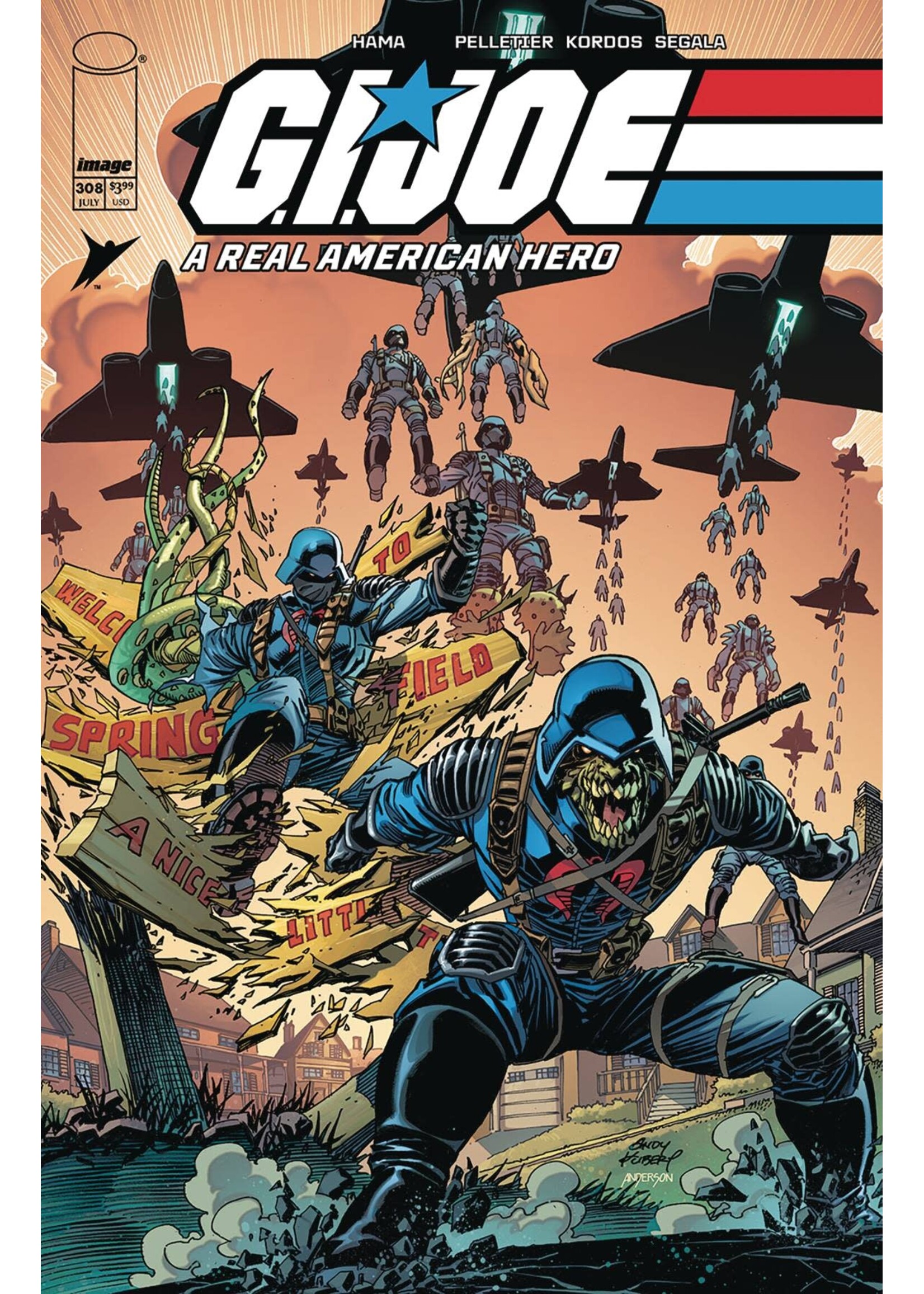 . GI JOE A REAL AMERICAN HERO #308 CVR A KUBERT & ANDERSON