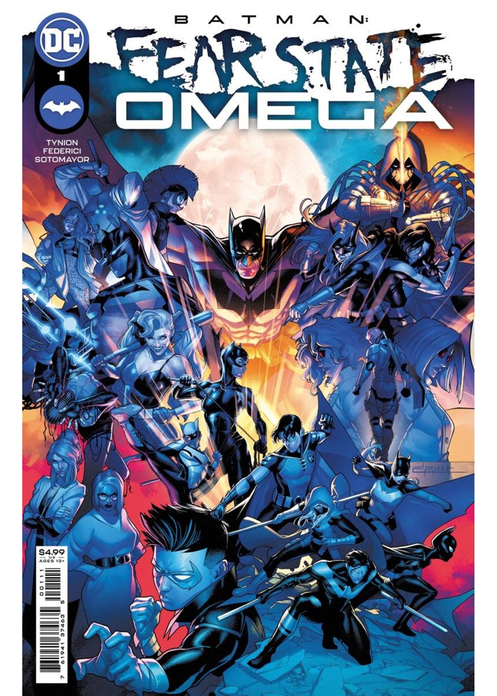 . BATMAN FEAR STATE OMEGA #1 (ONE SHOT) CVR A