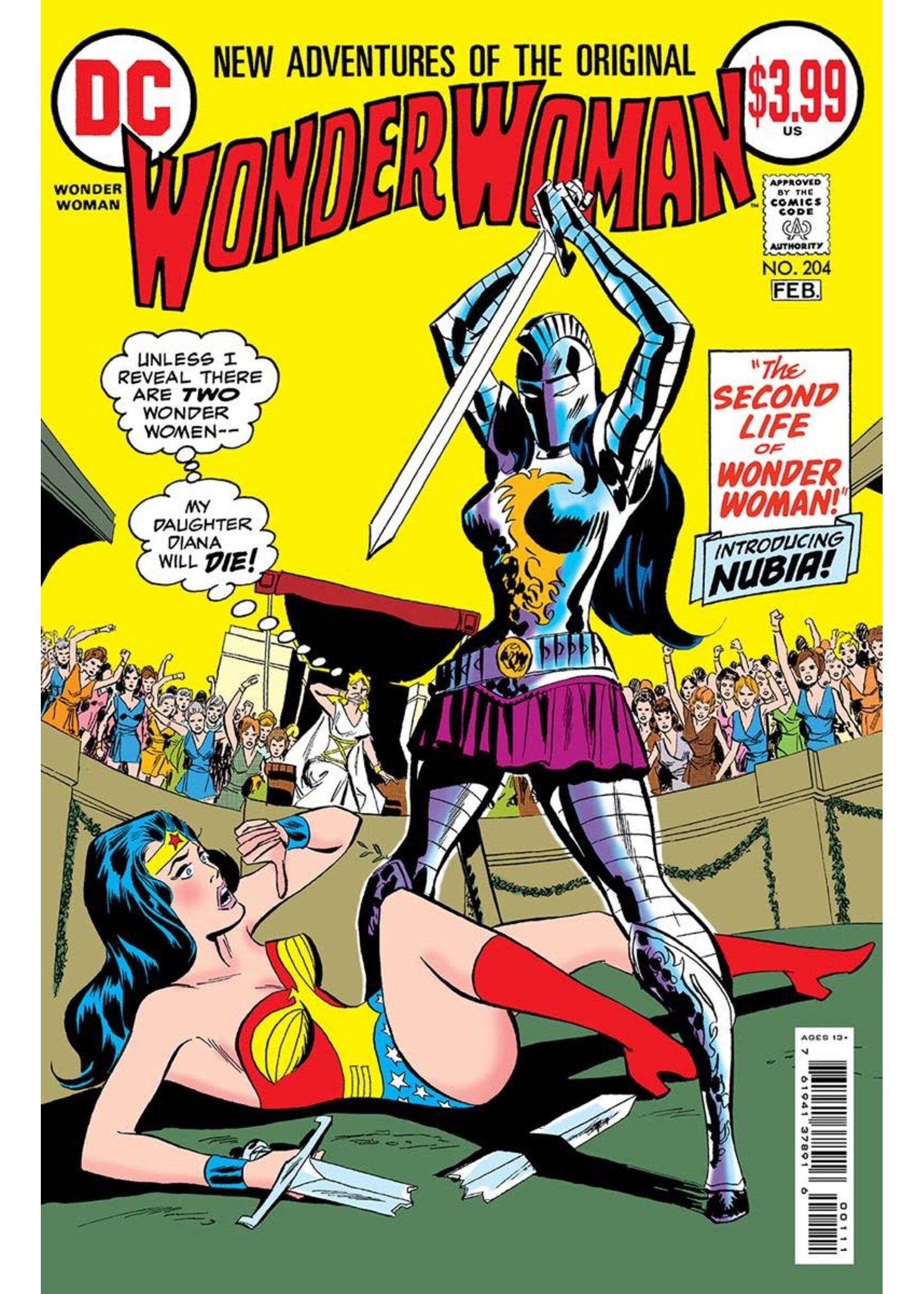 . WONDER WOMAN #204 FACSIMILE EDITION