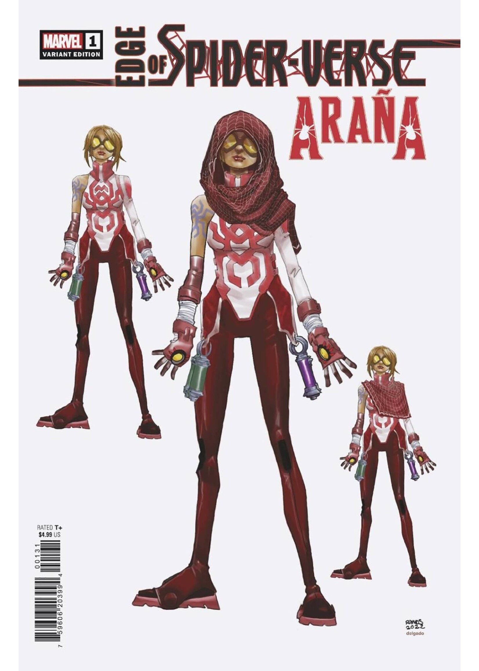 . EDGE OF SPIDER-VERSE (2022) #1 (OF 5) 10 COPY INCV RAMOS DESIGN VAR