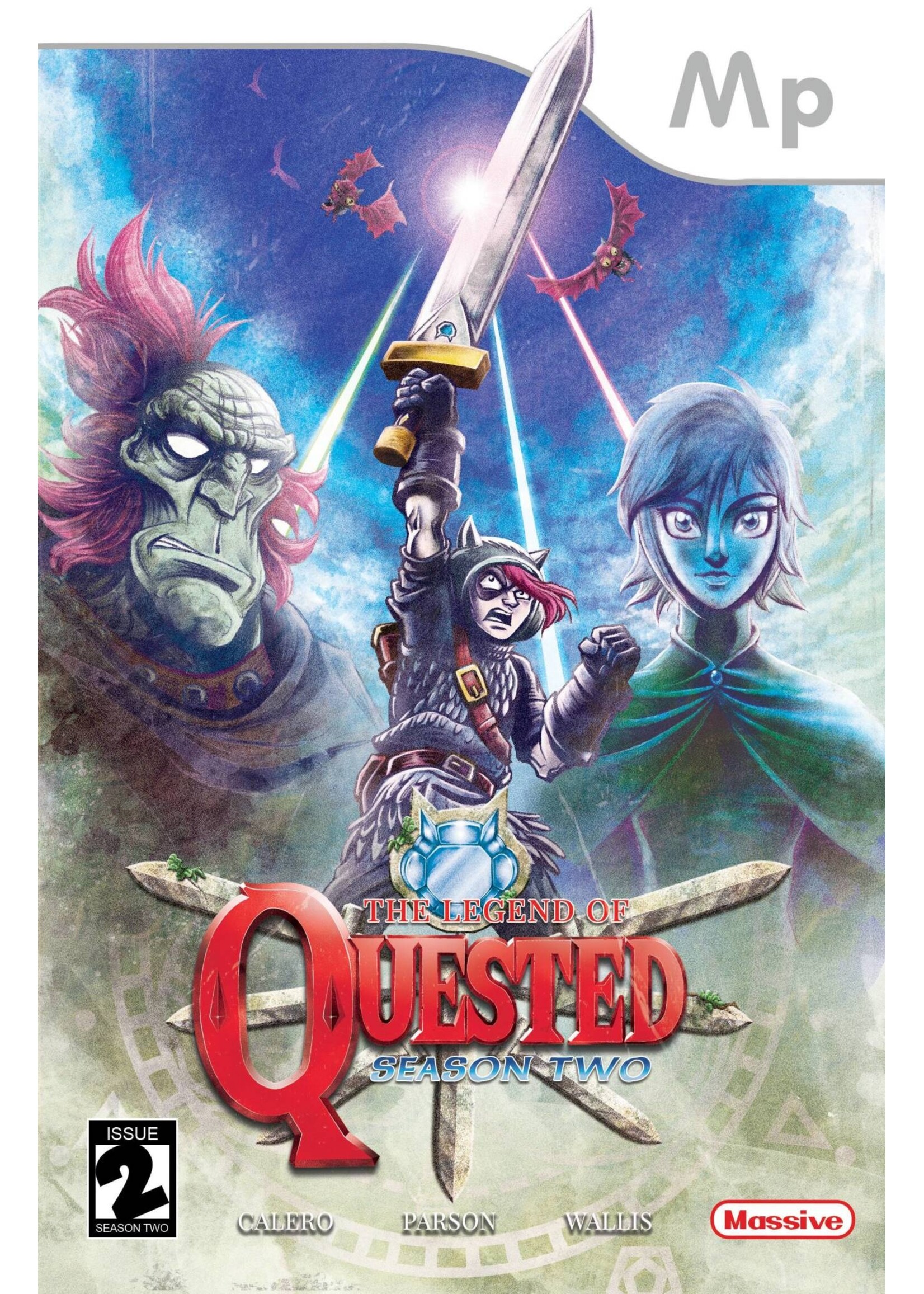 MASSIVE PUBLISHING QUESTED SEASON 2 #2 CVR C RICHARDSON VIDEO GAME HOMAGE