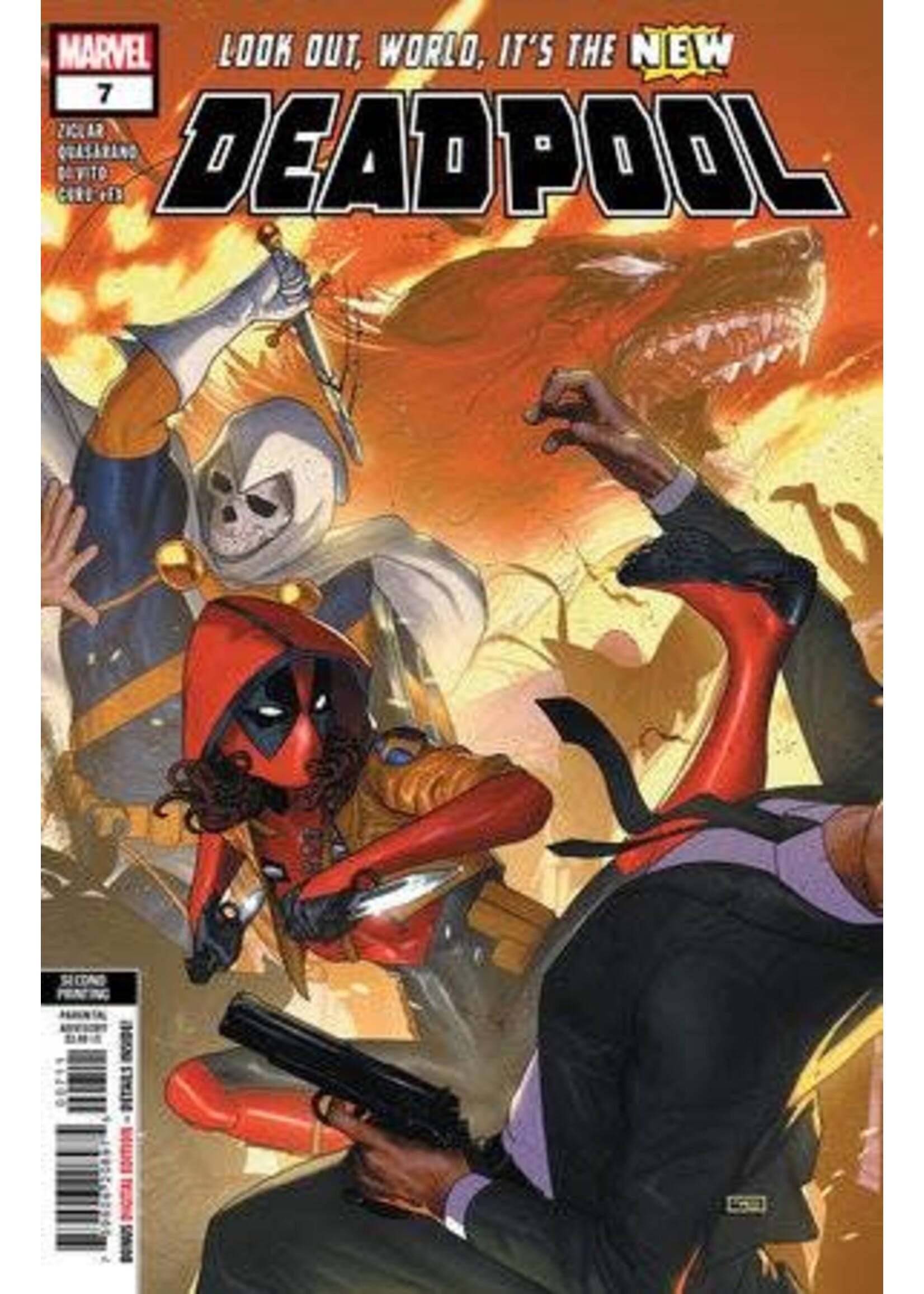 . DEADPOOL (2024) #7 CLARKE 2ND PRINTING VAR